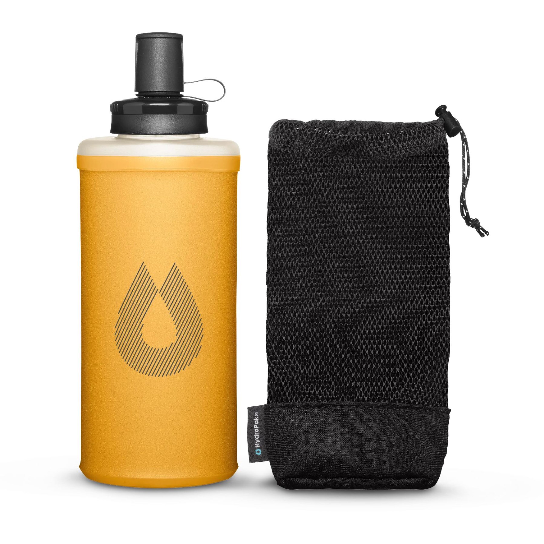 Hydrapak PackFlask Opvouwbare fles - 500 ml - Golden Yellow | BIKE24