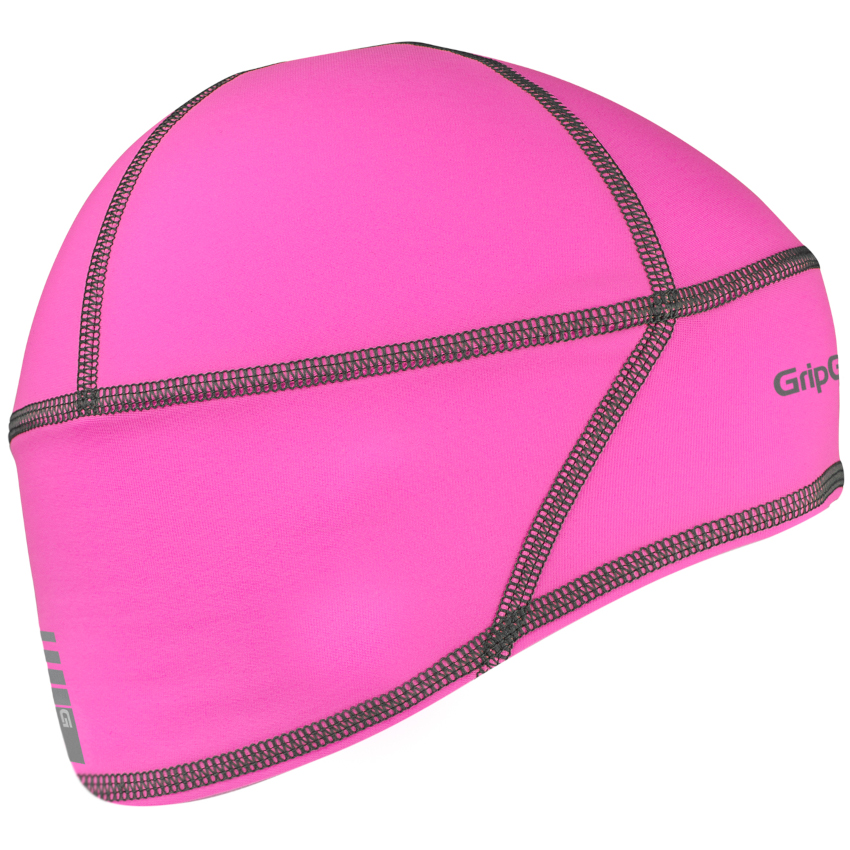 Produktbild von GripGrab Leichte Thermo Hi-Vis Unterhelm Mütze - Pink Hi-Vis
