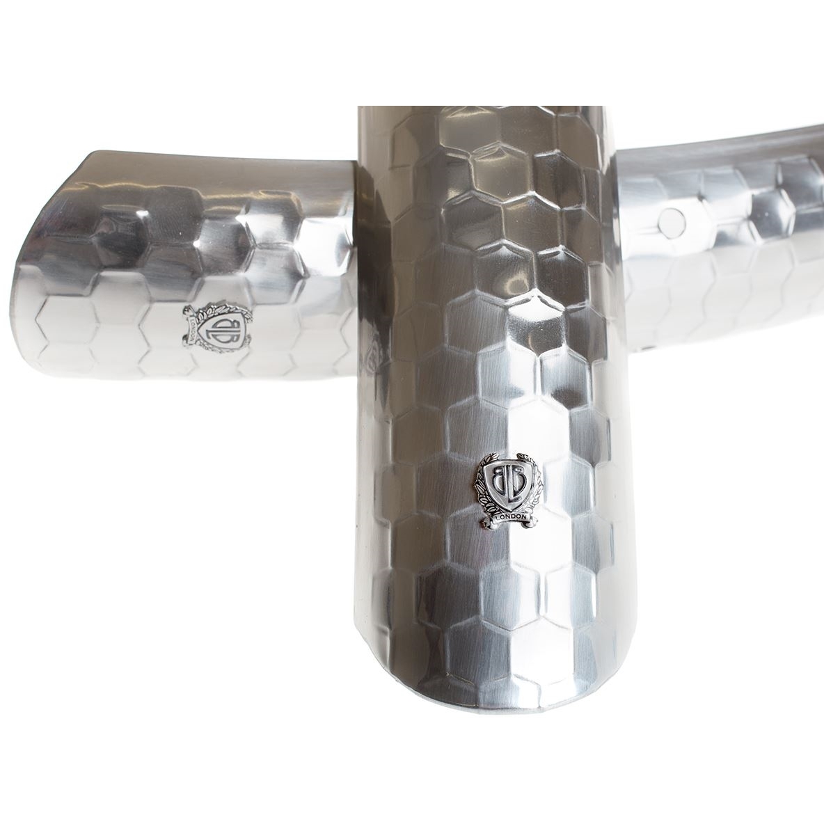 Paire de garde-boues VTT-City en inox livré avec jeu de tringles P2R 26