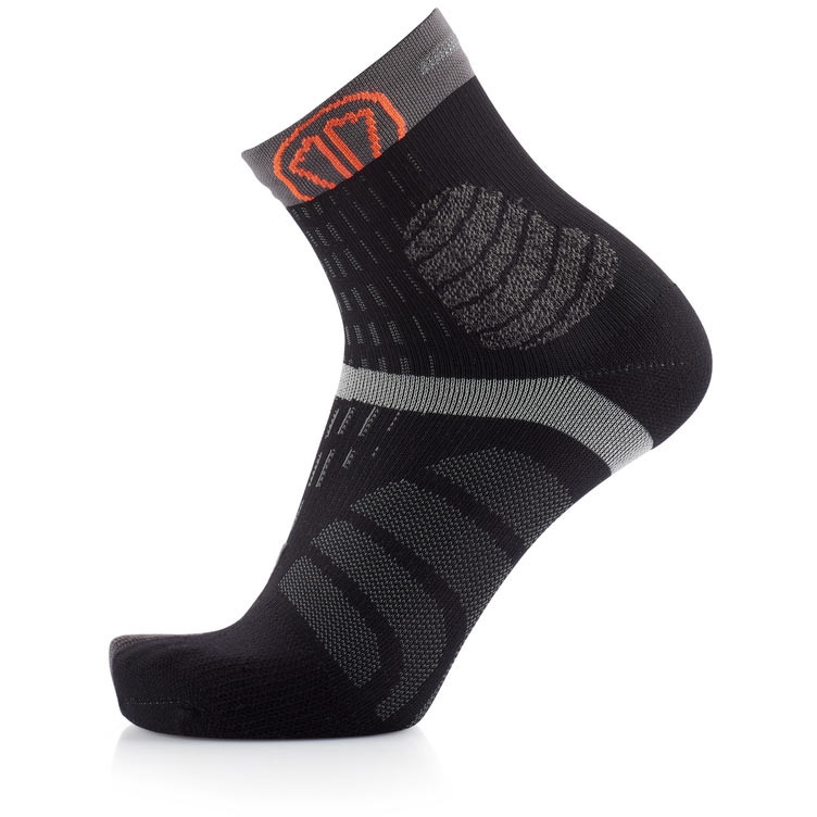 Sidas T-Free Trail Crew Socks - Black/Grey