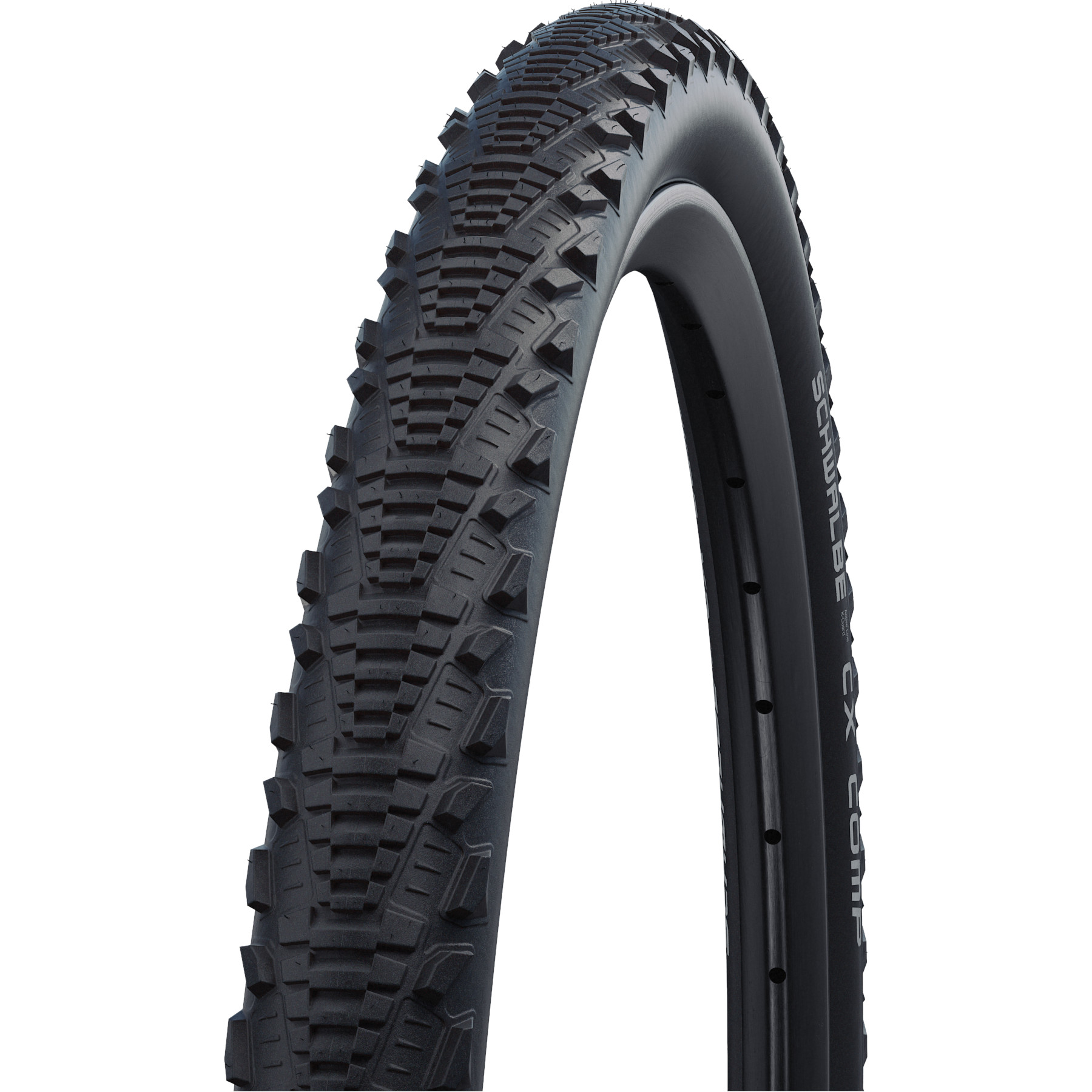 Picture of Schwalbe CX Comp Wire Bead Tire - Active | SBC | K-Guard - 20x1.75&quot; | Black Reflex
