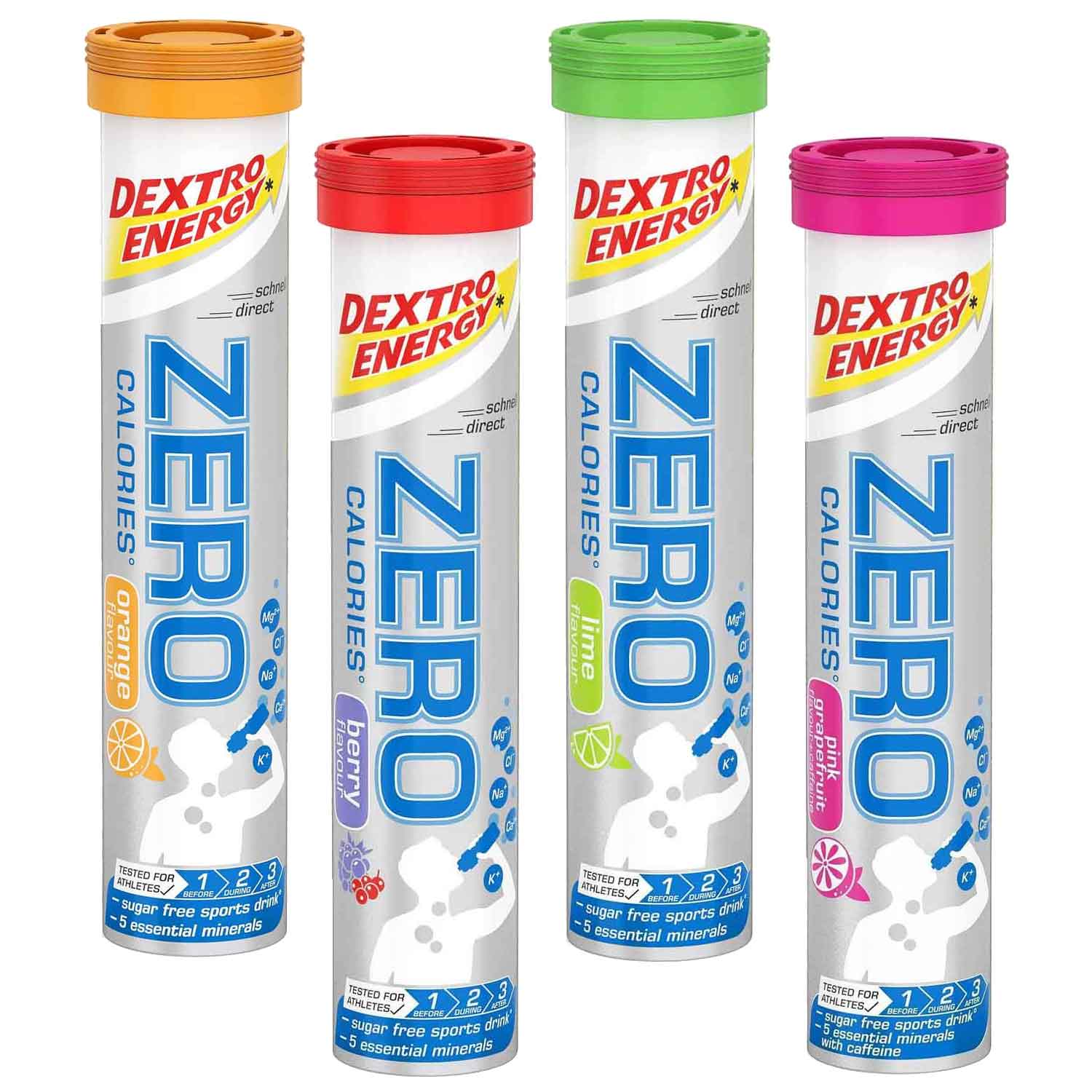 Photo produit de Dextro Energy Zero Calories - Pastilles Effervescentes - 20 pièces