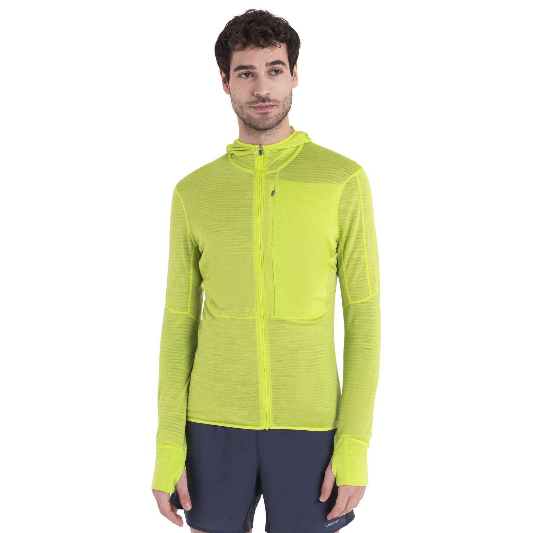 Photo produit de Icebreaker Veste à Capuche Homme - Merino 200 Realfleece™ Descender - Hyper