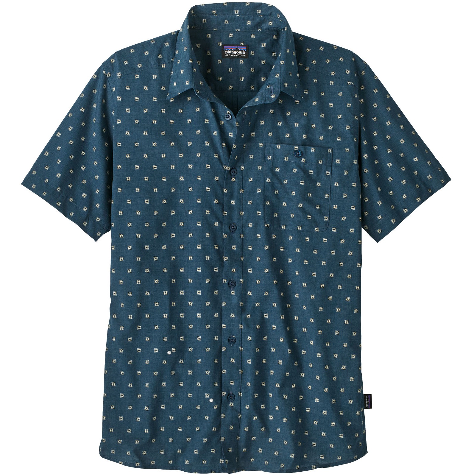 Picture of Patagonia Go To Shirt Men - Sun Beams: Lagom Blue