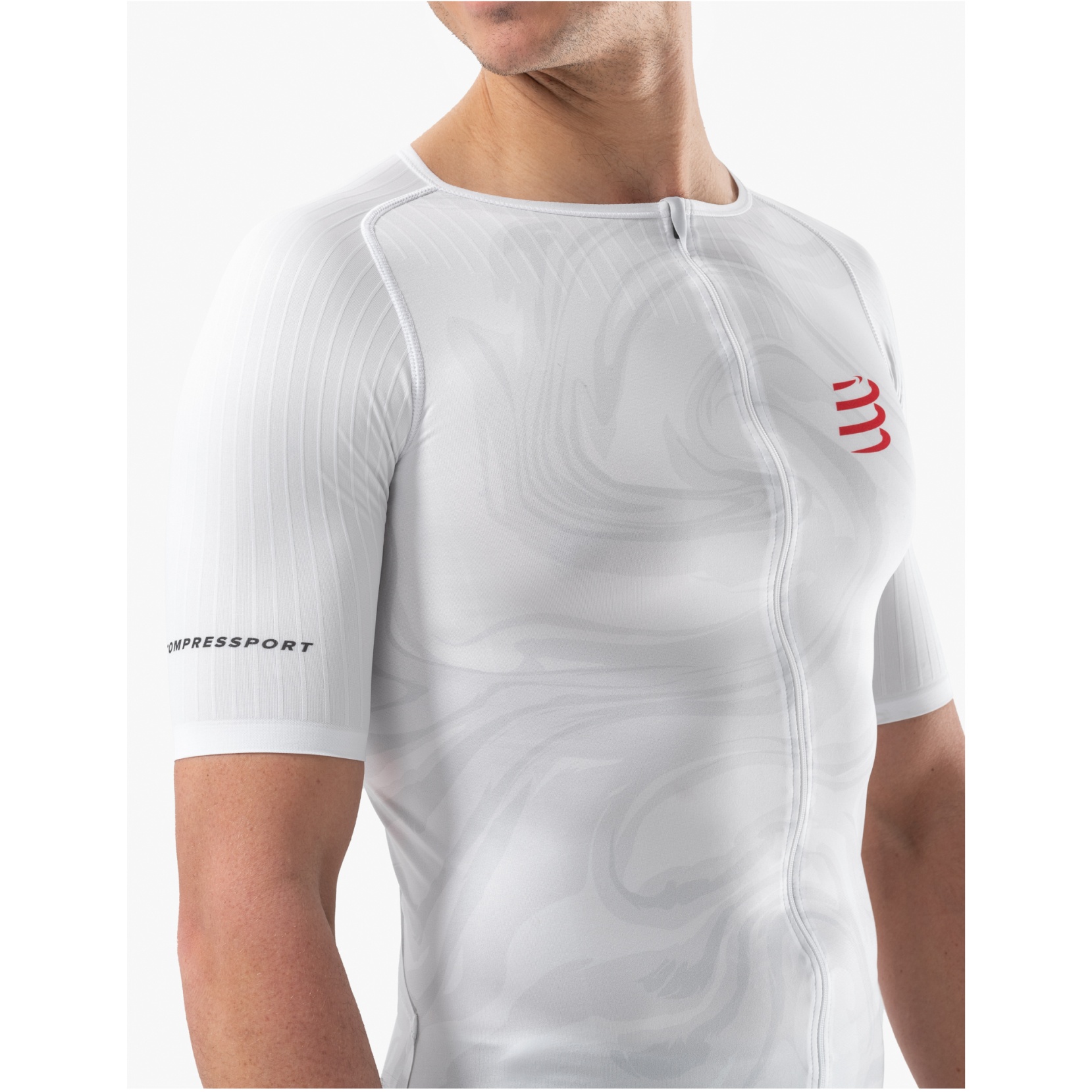 ウェア Men's Tri Postural Short-Sleeve Top Compressport Tri Postural Aero Short Sleeve Top Men - indigo