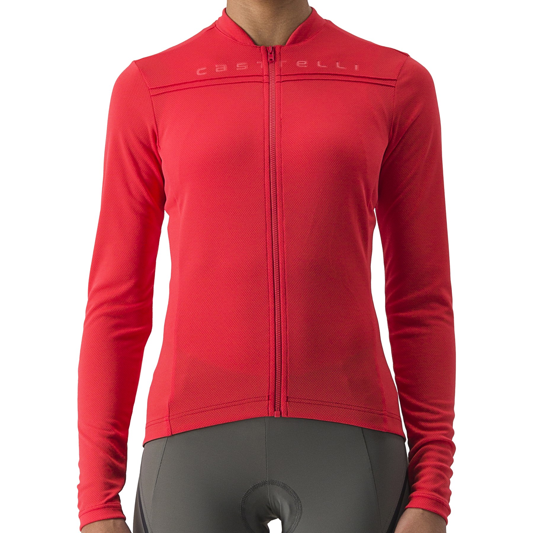 Picture of Castelli Anima 4 Long Sleeve Jersey Women - hibiscus 081