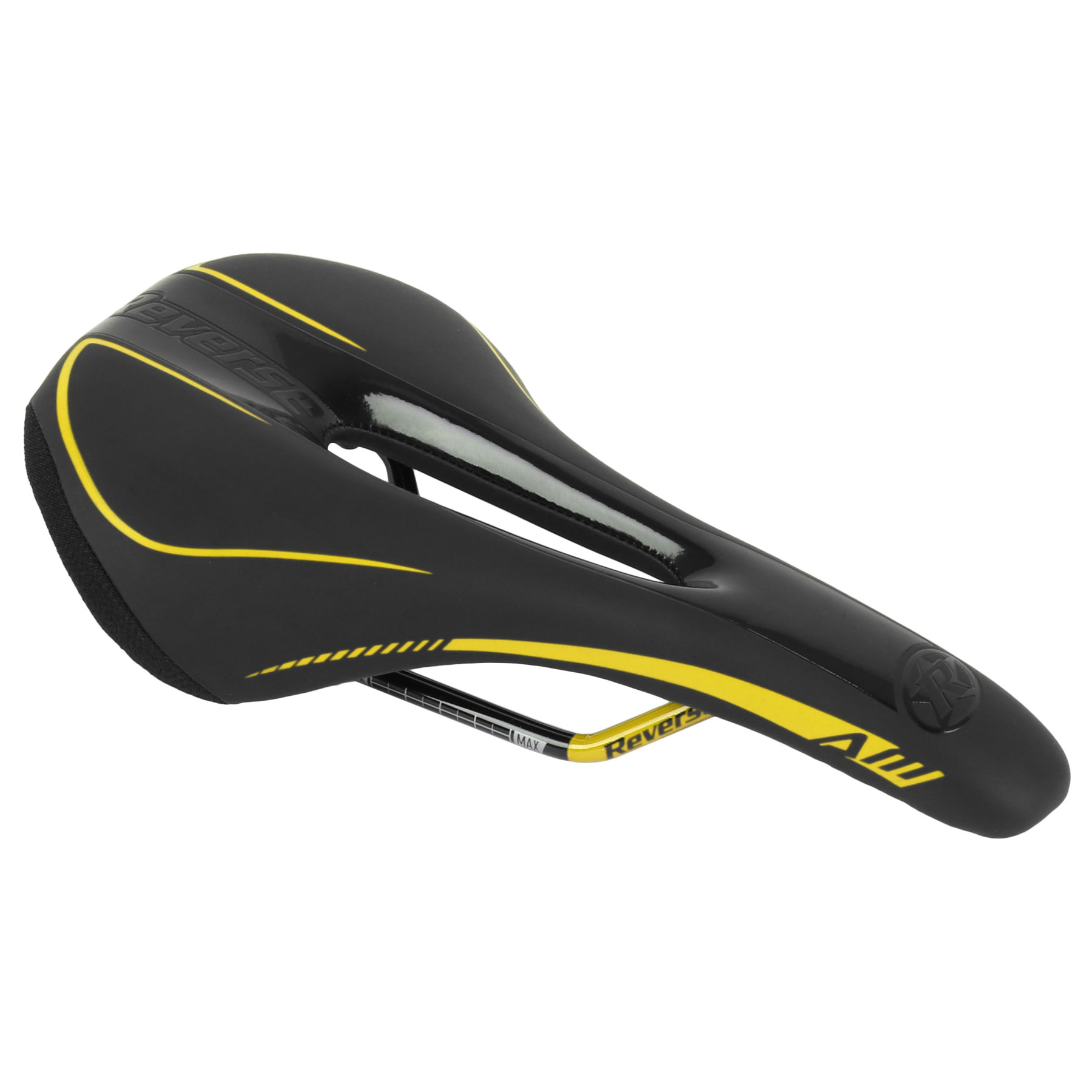 Picture of Reverse Components AM Ergo MTB Saddle - black/yellow