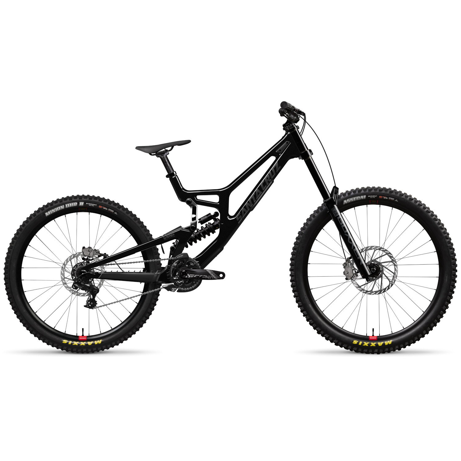 Santa Cruz V10 DH S CC - Carbon Mountain Bike - 2026 - gloss black