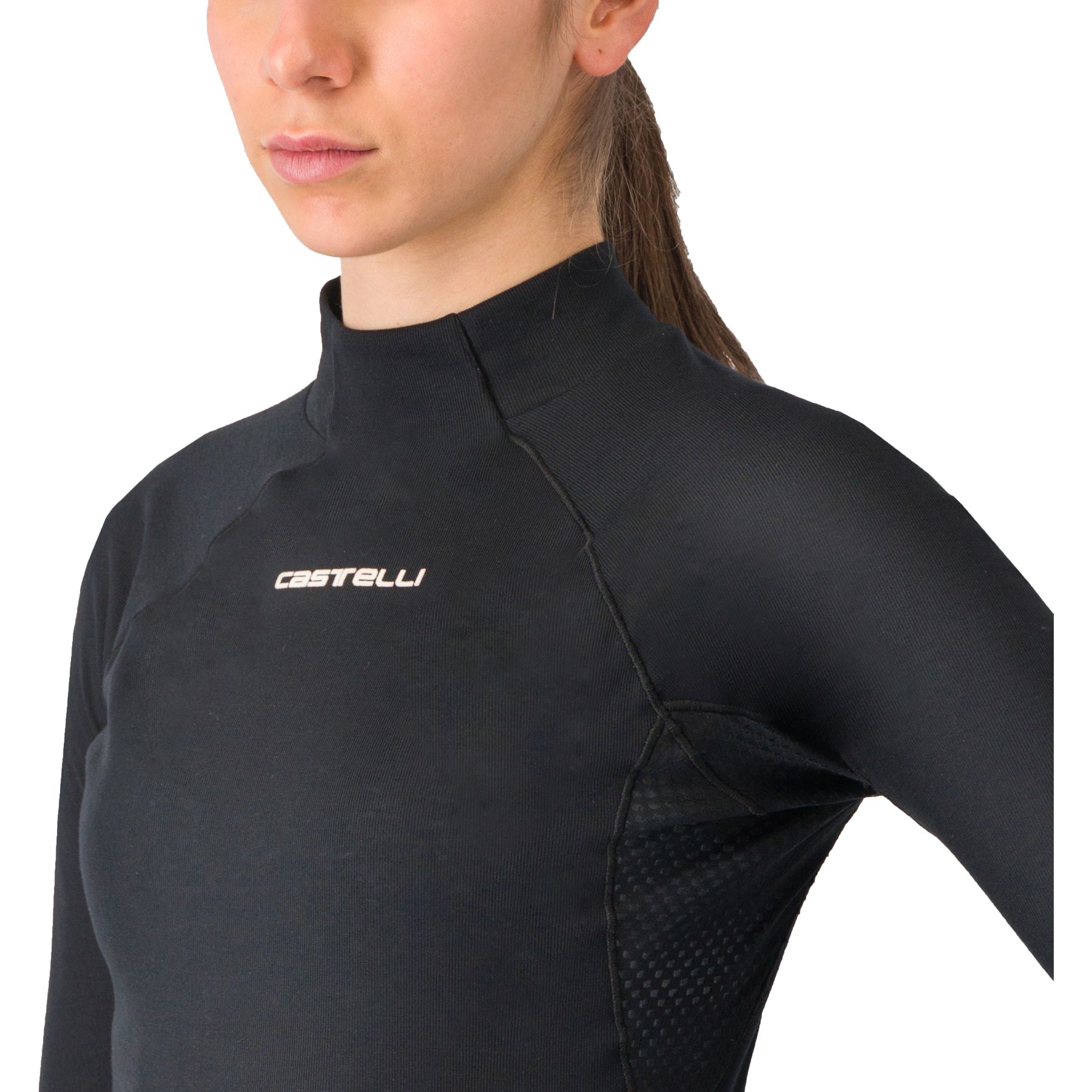 Castelli Flanders 2 Warm Long Sleeve Women - black 010 | BIKE24