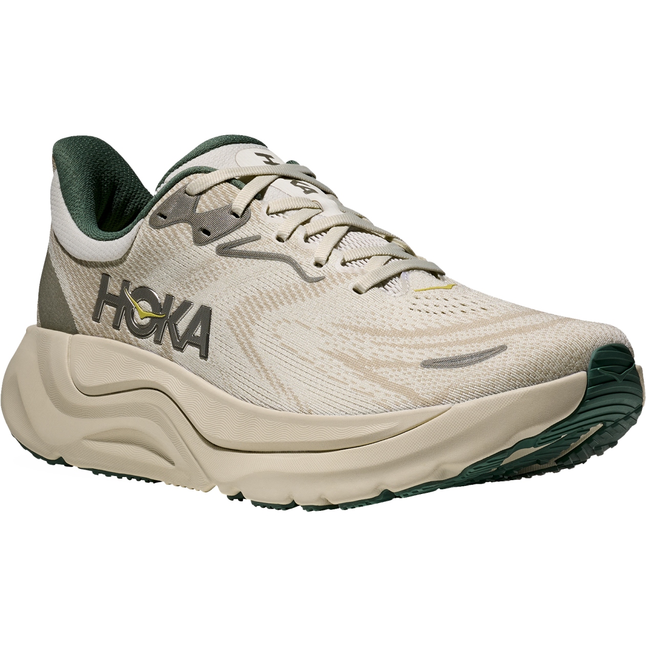 Produktbild von Hoka Arahi 8 Laufschuhe Herren - truffle salt / oyster mushroom