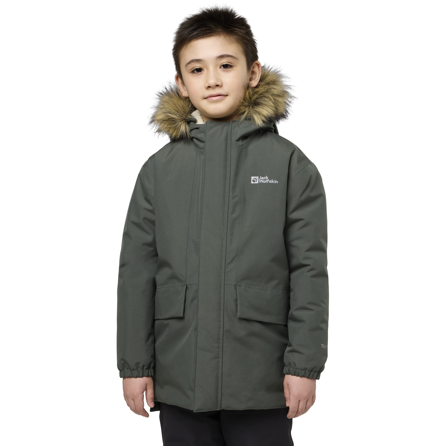 Bild von Jack Wolfskin Cosy Bear Jacke Kinder - Slate green / slate green