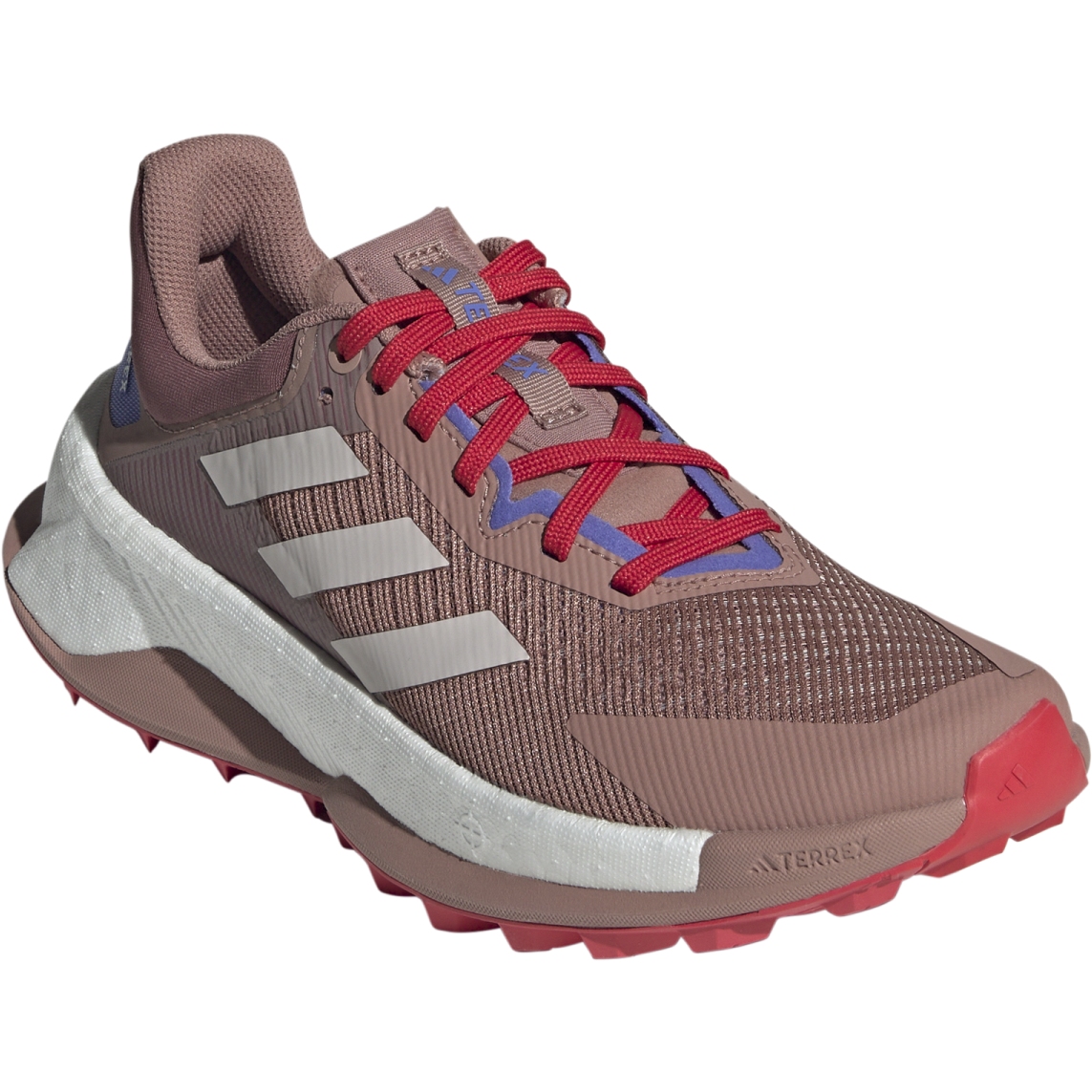 Produktbild von adidas TERREX Soulstride Flow Trailrunningschuhe Damen - warm clay/mauve/pure ruby IH3793