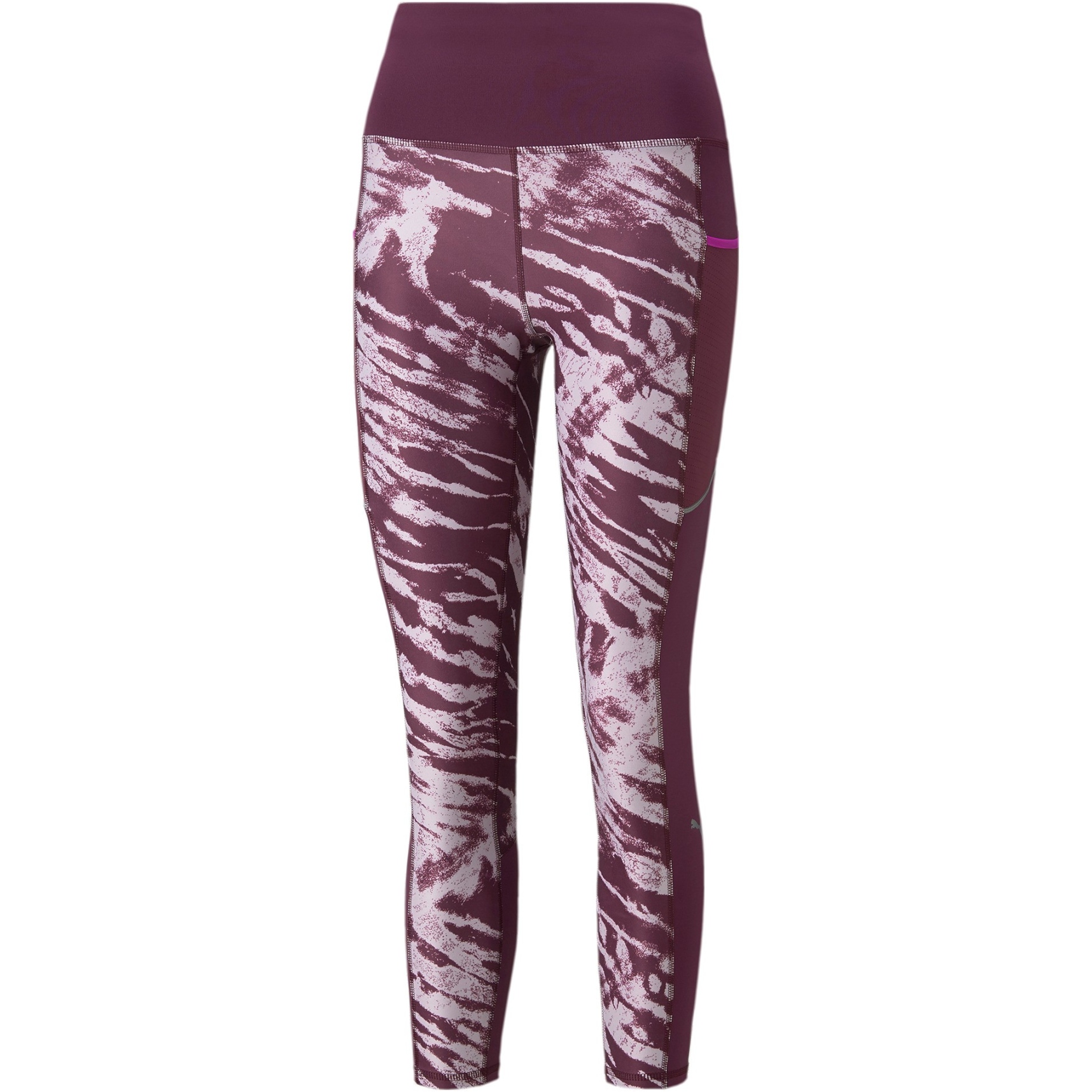 Puma 5K Graphic High Waist Womens 7/8 Running Tights - Purple  Running leggings  women, Running leggings, Running tights women