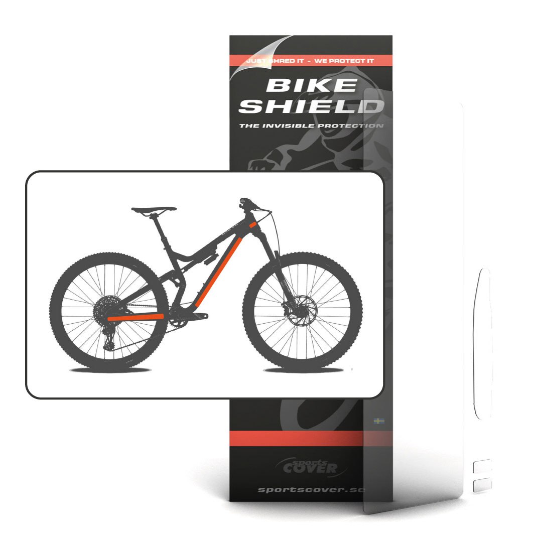 Picture of BikeShield Halfpack Frame Protection - 4 pieces - matt