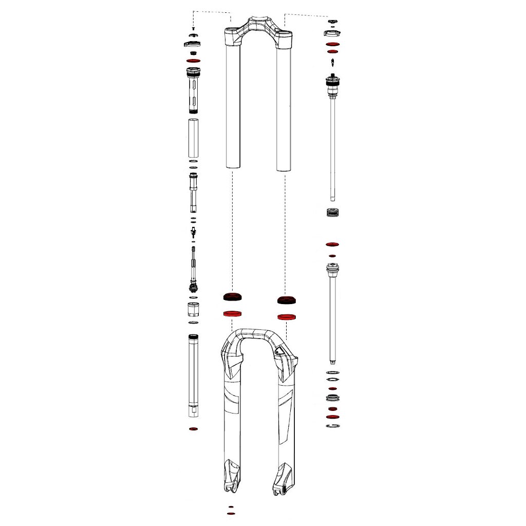 Rockshox lyrik shop rct3 service kit