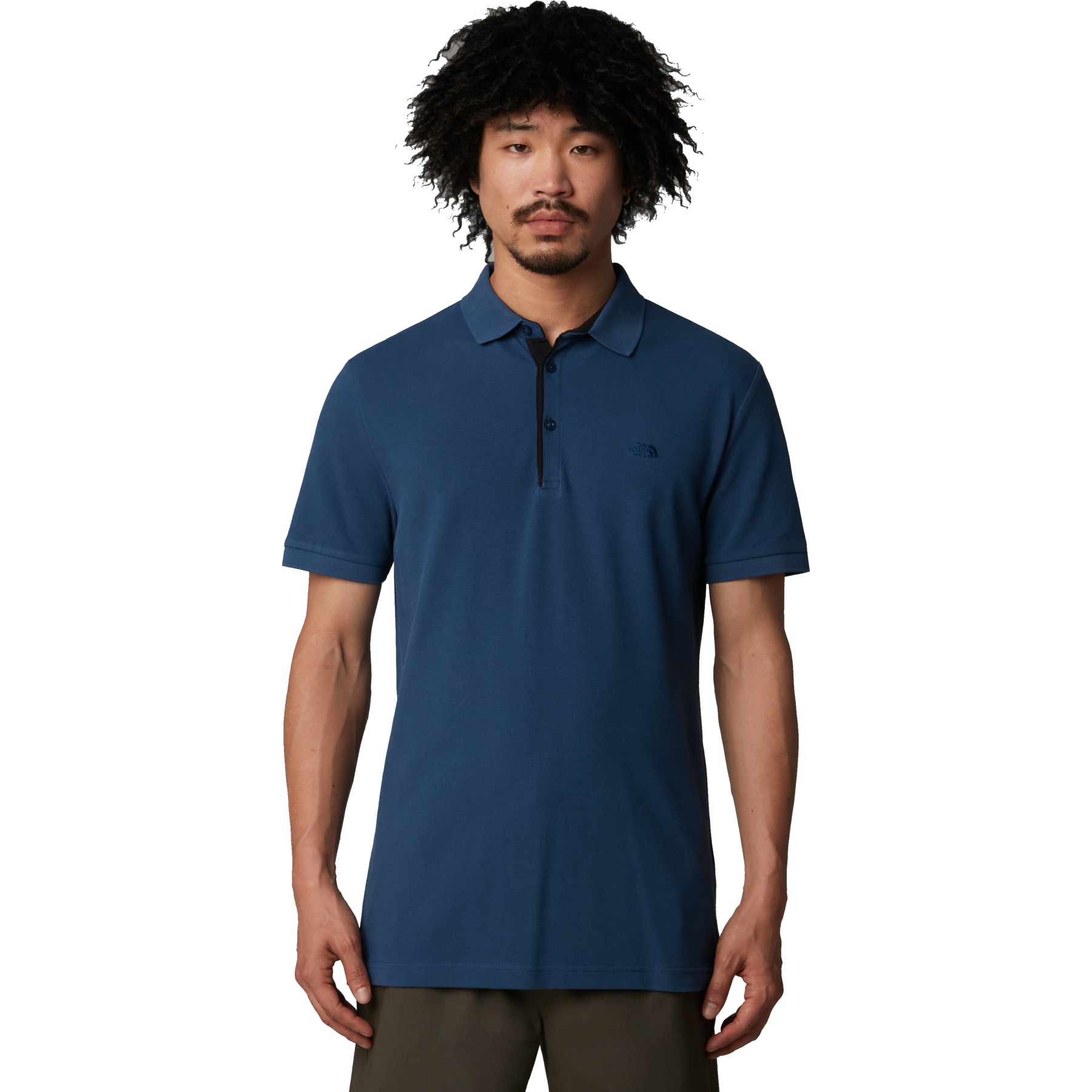 Produktbild von The North Face Premium Slim Polo-Shirt Herren - Shady Blue