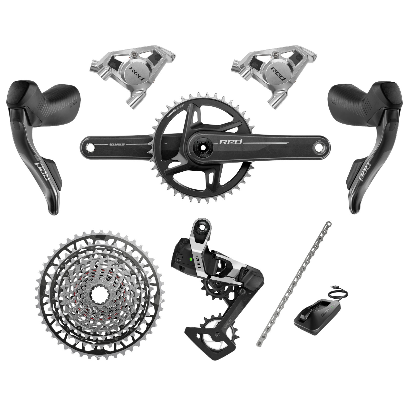 SRAM RED XPLR Groupset - AXS | 1x13-speed | E1 | BIKE24