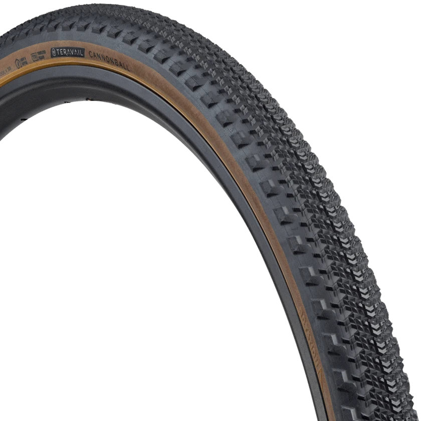 Productfoto van Teravail Cannonball Folding Tire - Durable - 38-622 - black / tanwall
