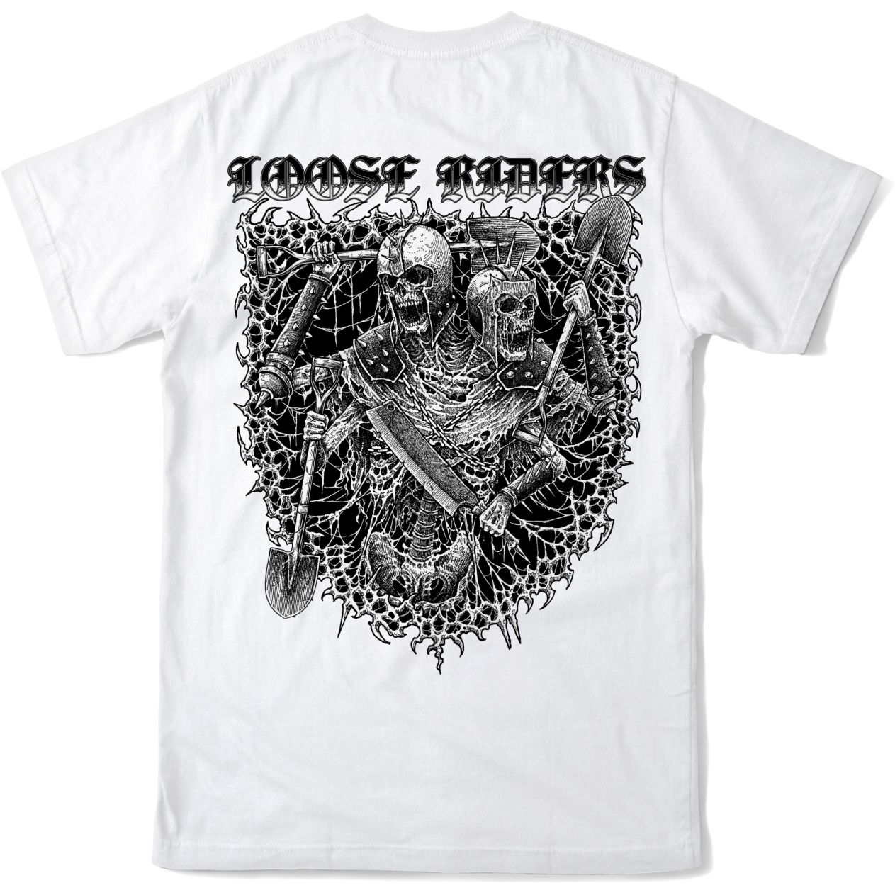 Picture of Loose Riders Metal Tech Tee Men - Trail Crew White