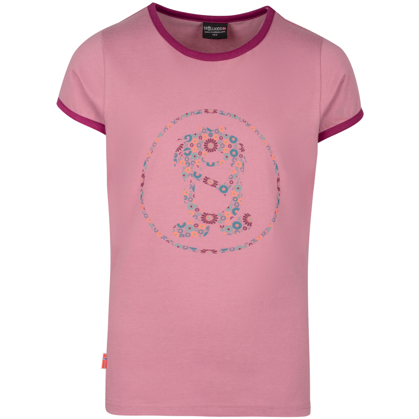 Bild von Trollkids Flower Troll T-Shirt Mädchen - orchid/mulberry