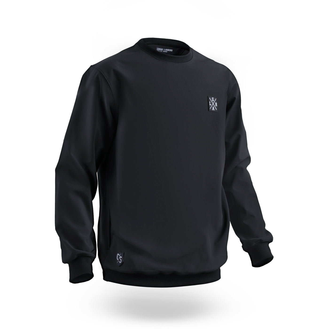 Picture of Loose Riders Softshell Crewneck - Black