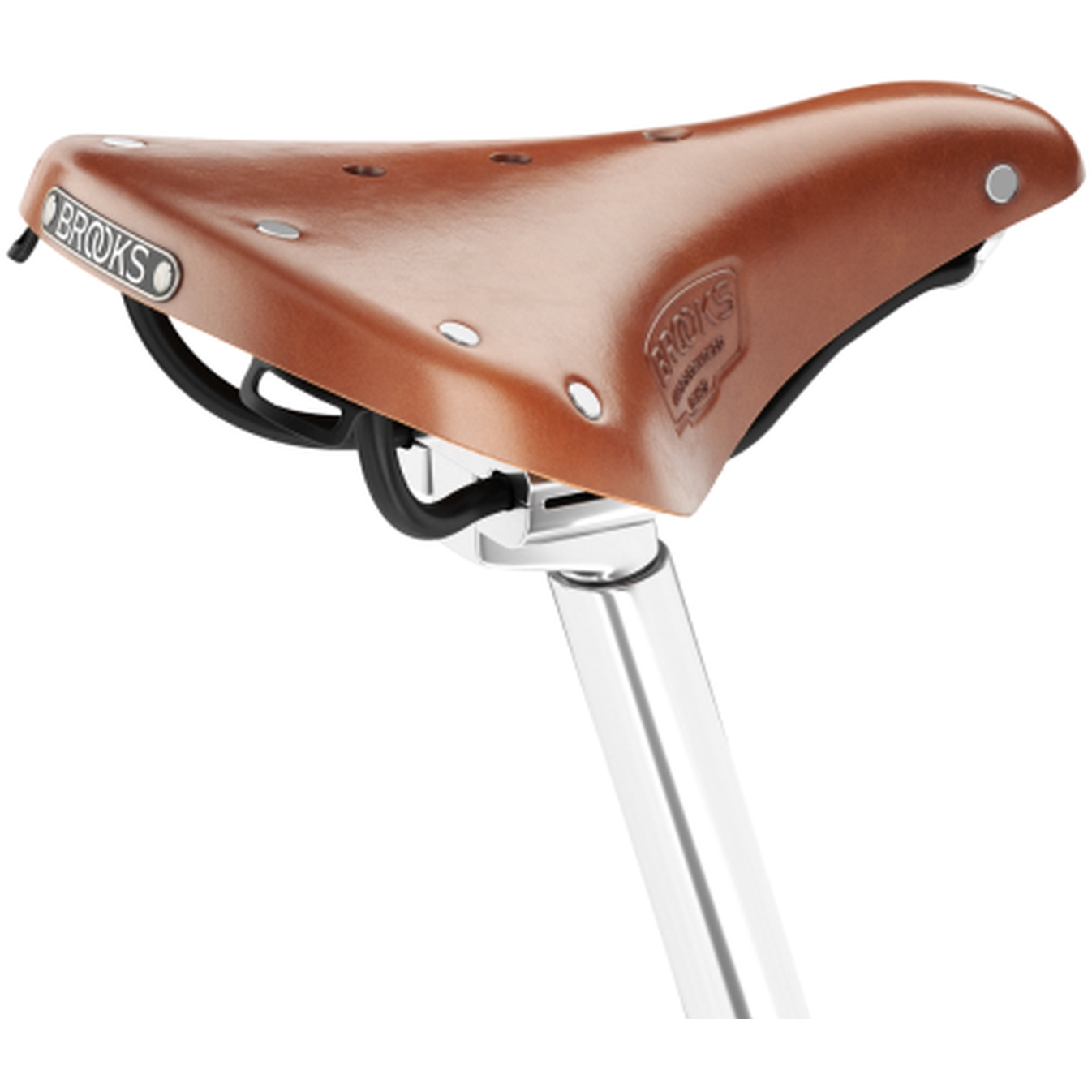 Brooks B17 Short Bend Leather Saddle - honey | BIKE24