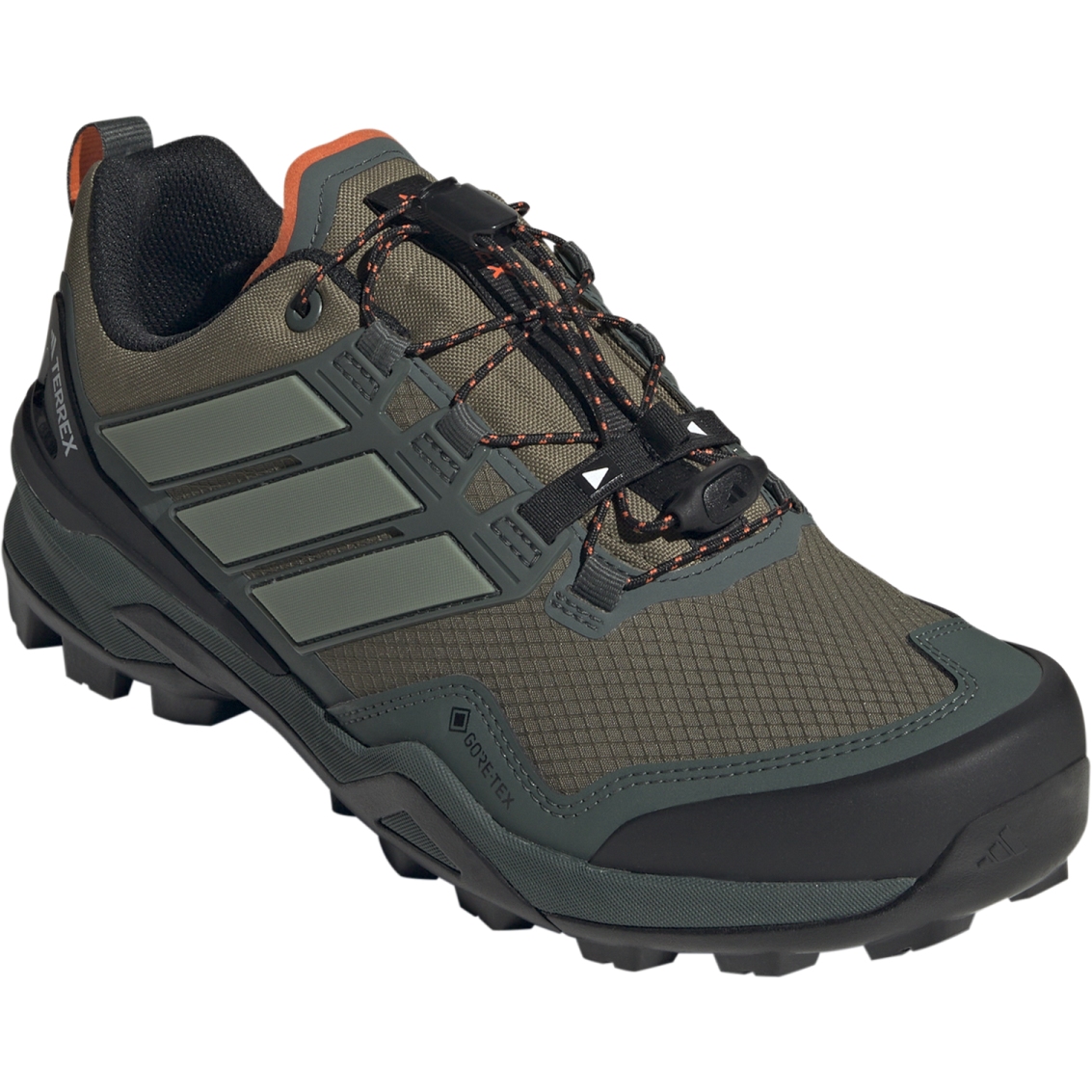 Image of adidas TERREX Skychaser GORE-TEX Hiking Shoes Men - olive strata/silver green/core black IH1095
