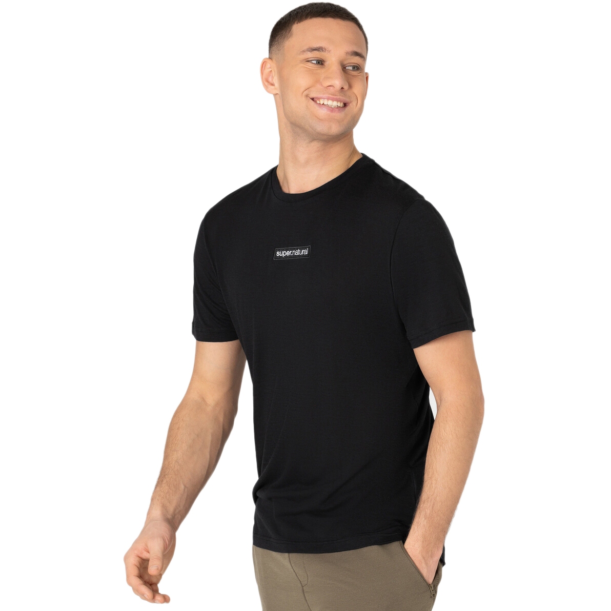 Produktbild von SUPER.NATURAL New School T-Shirt Heren - Jet Black