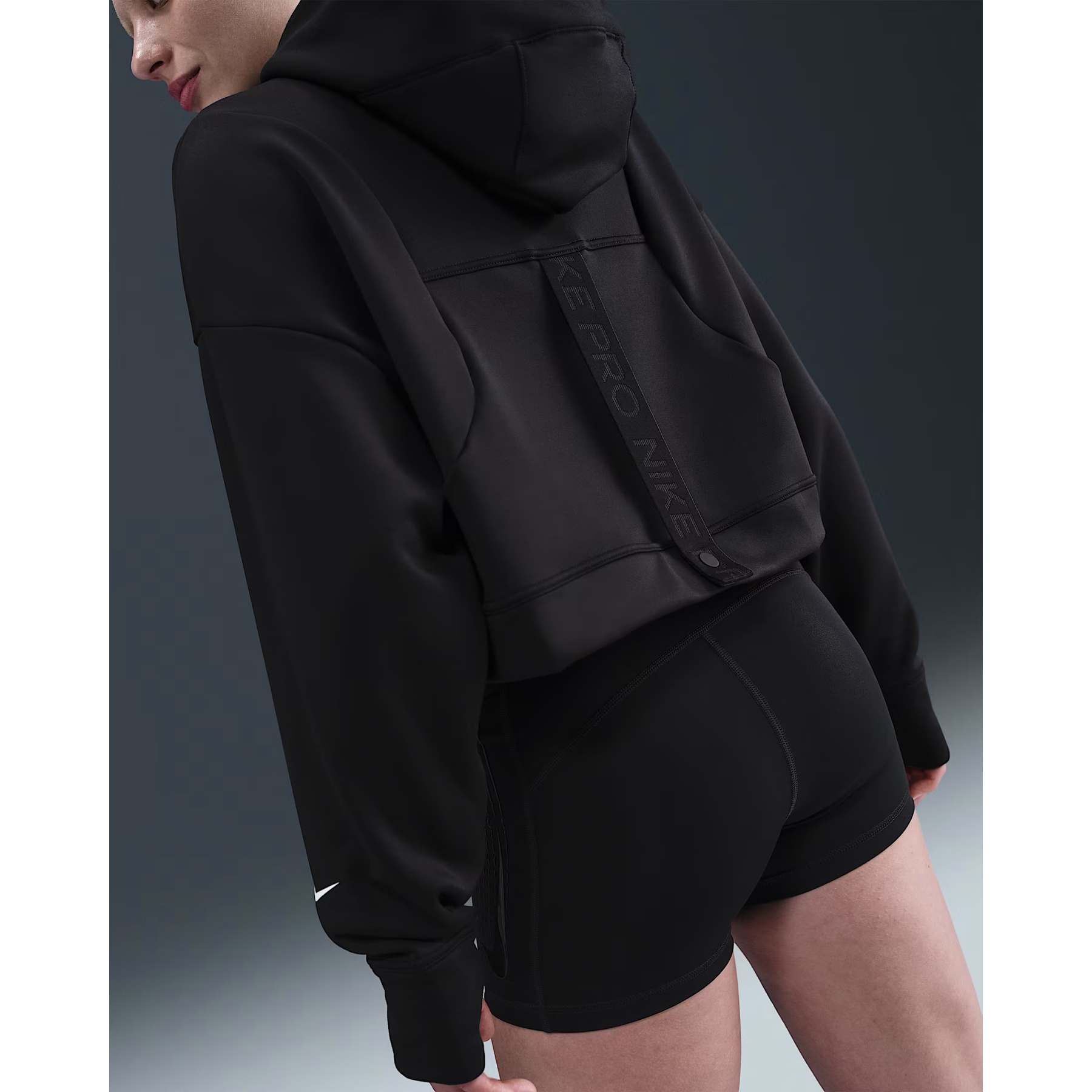 nike pro hoodie women's