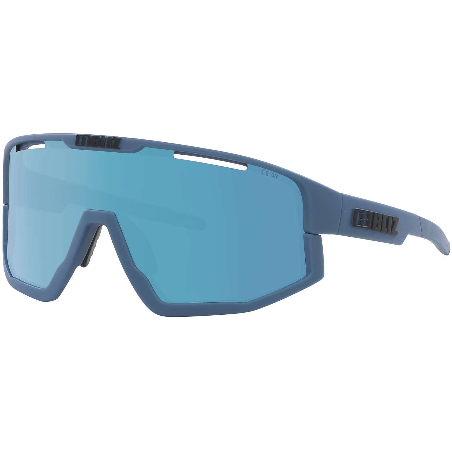 Picture of Bliz Fusion Glasses - Matte Blue / Brown Mirror Blue