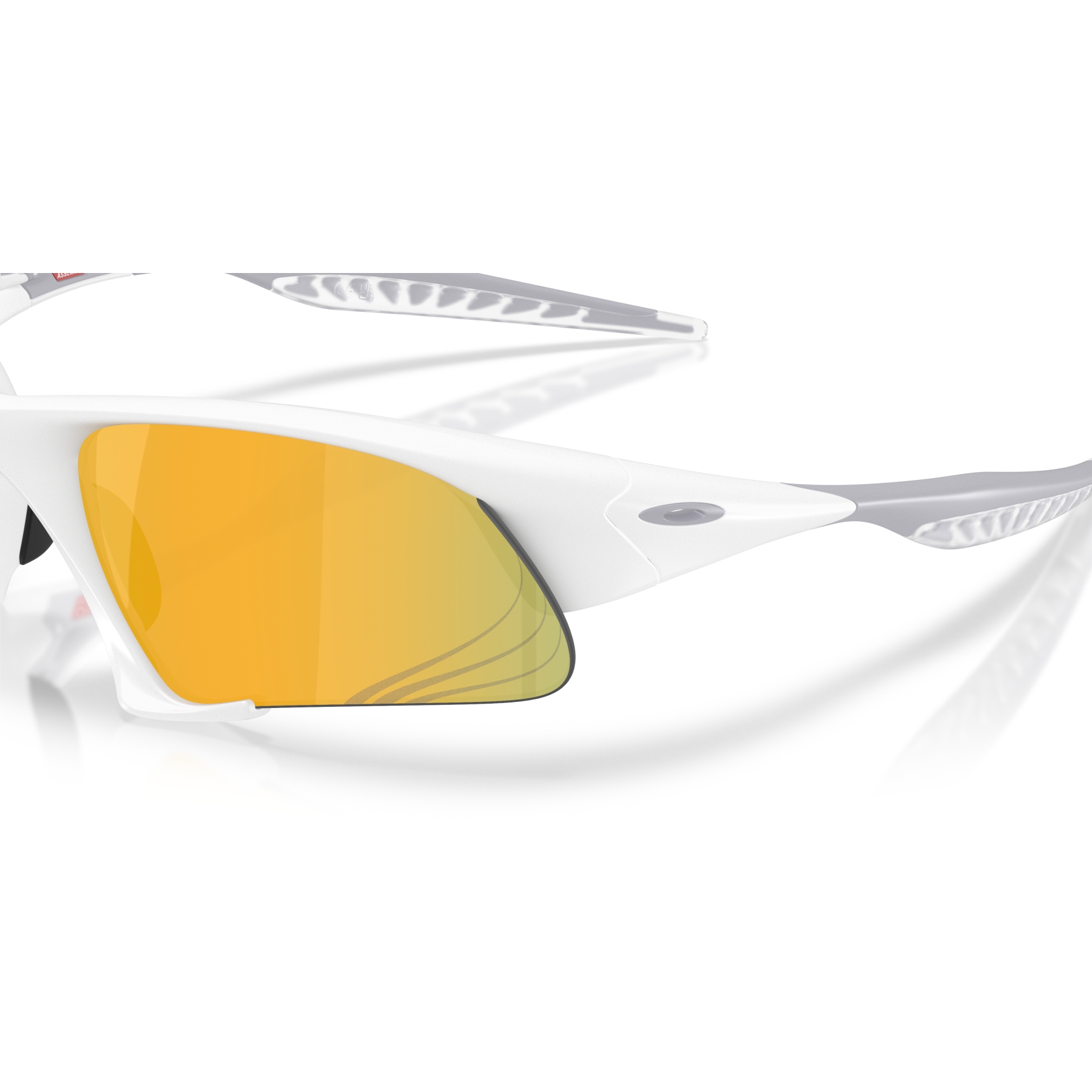 Oakley Suture Jacket Glasses - Matte White/Prizm 24K Polarized