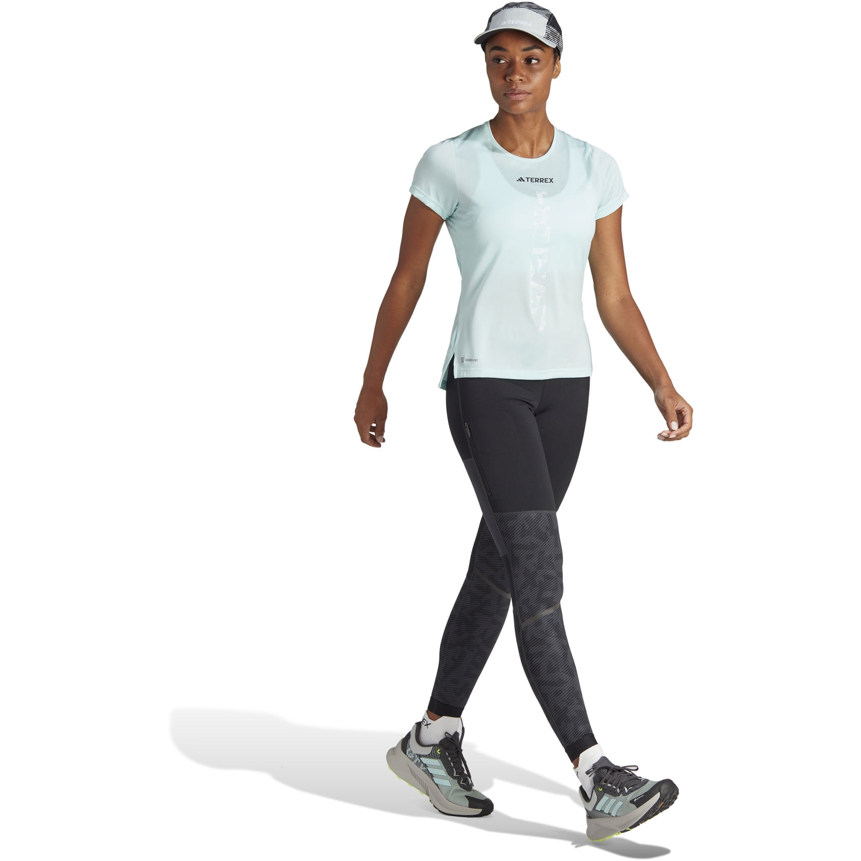 アディダス Adidas 【 Terrex Agravic Trail Running T-Shirt Women 】 レディース Adidas Women's Terrex Agravic Trail Running T-Shirt White