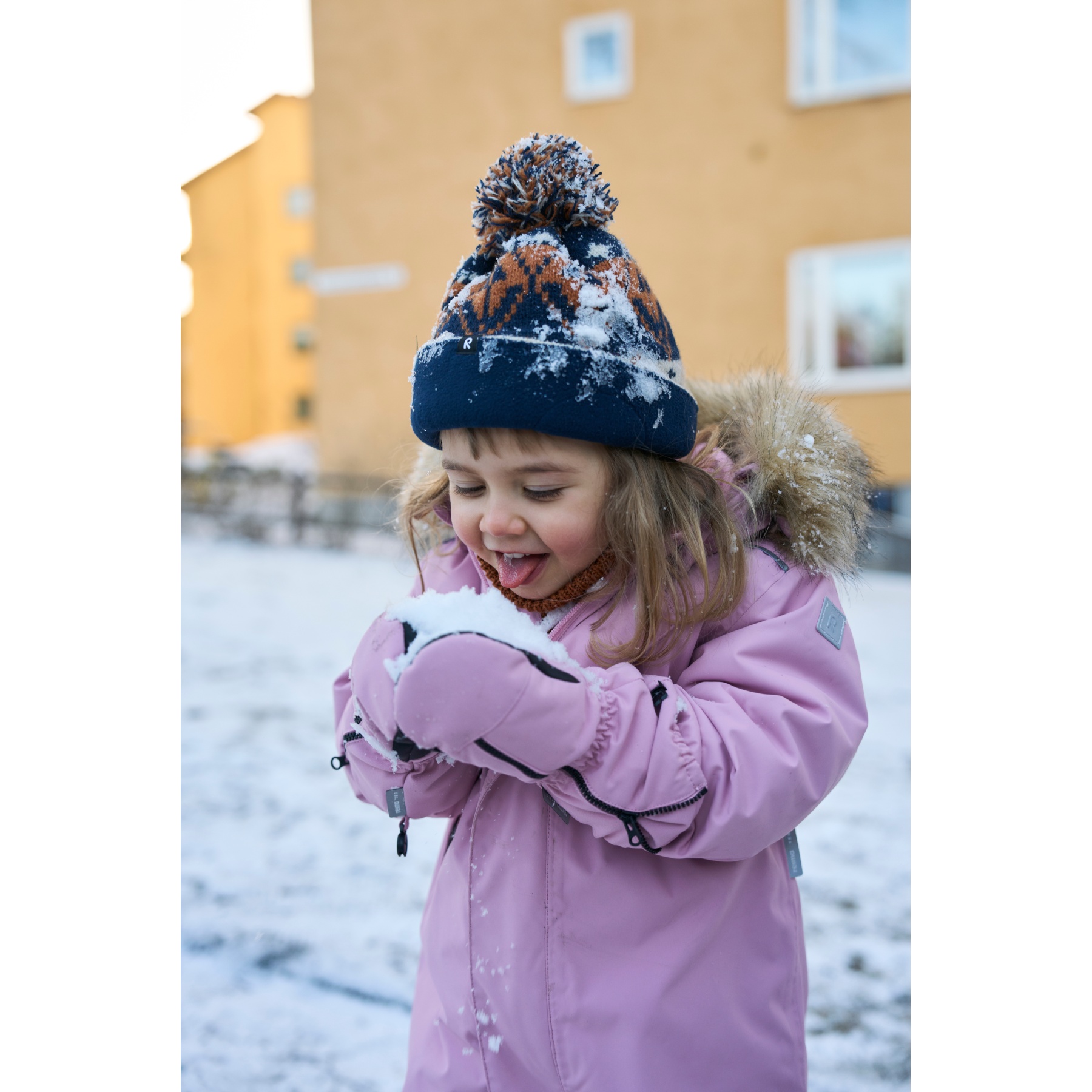Reima Gotland Winter Overall Toddler - peanut brown 11A0