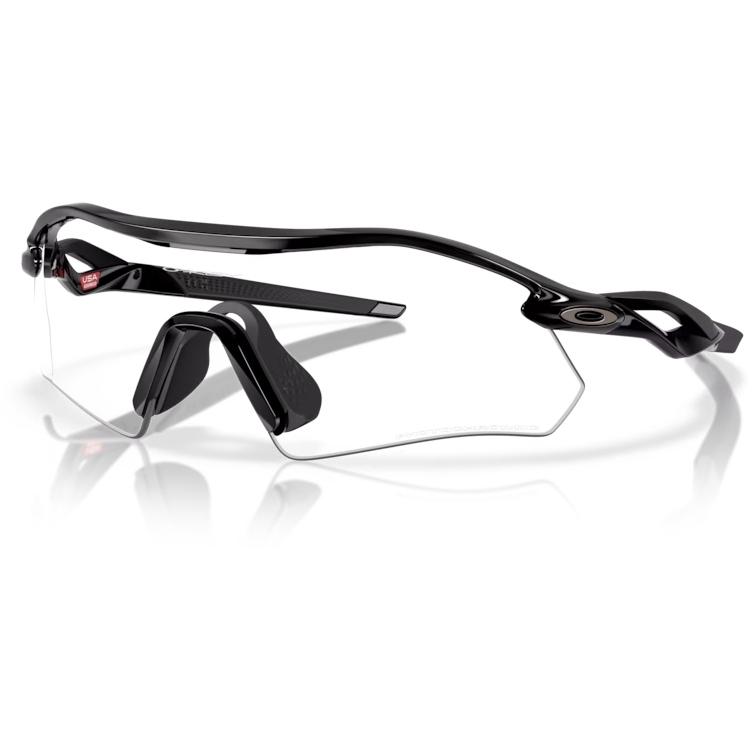 Image de Oakley Lunettes - Radar Plate - Polished Black/Clear - Black Iridium Photochromic - OO9495D-0236