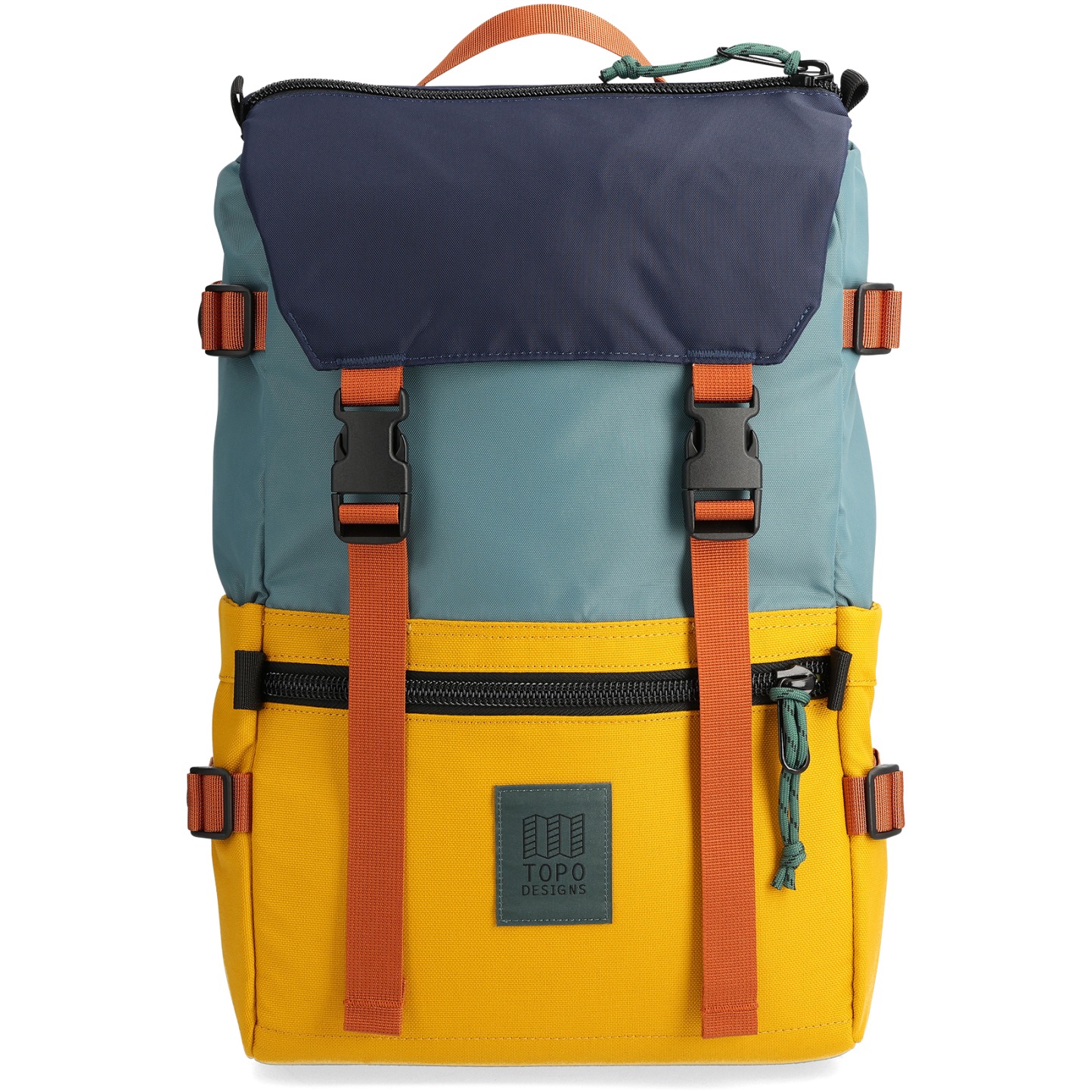 Produktbild von Topo Designs Rover Pack Classic Rucksack - 20L - Sea Pine/Mustard