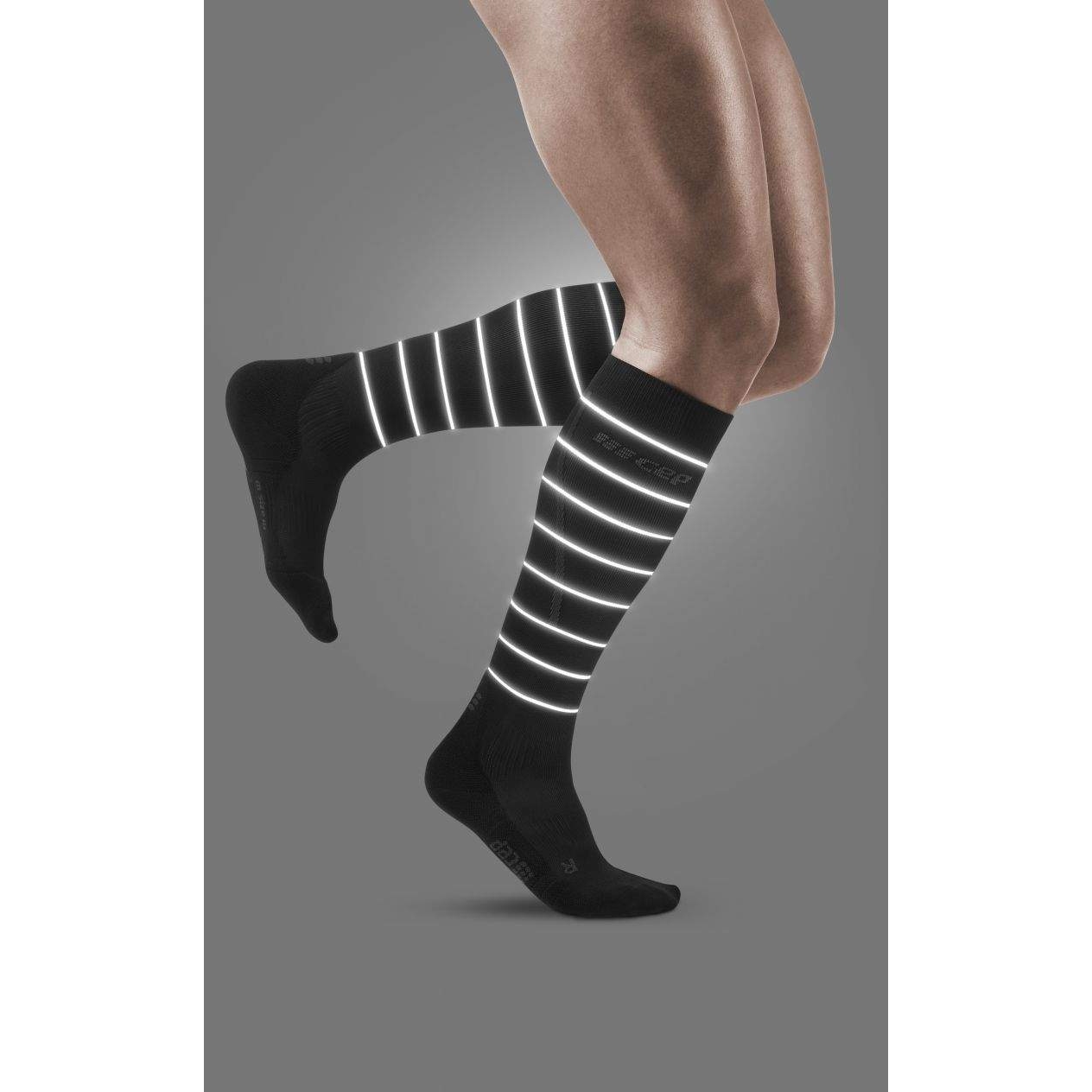 CEP Reflective Compression Socks Men - black