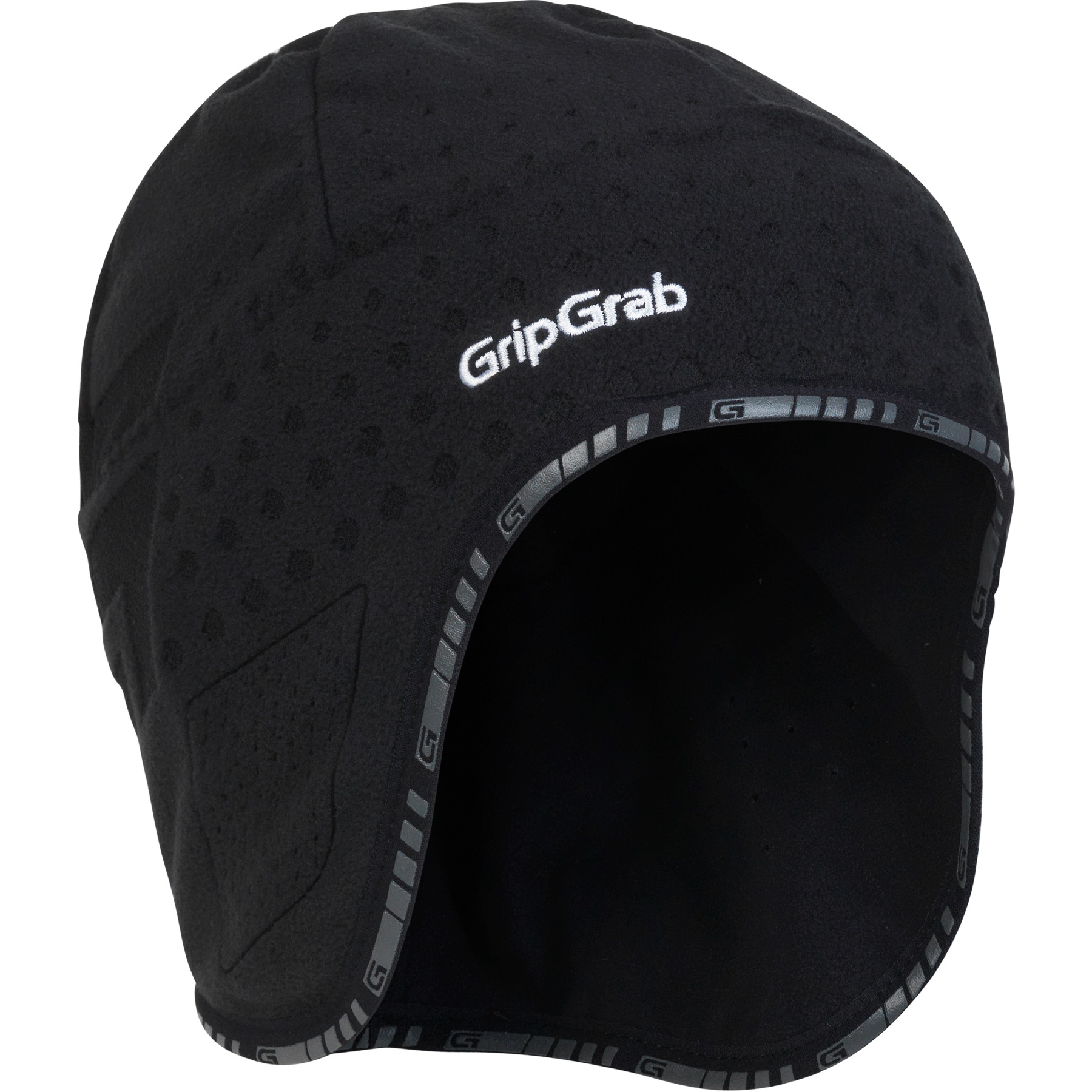 Image of GripGrab Aviator Windproof Thermal Skull Cap - Black