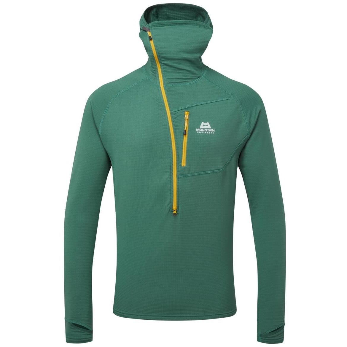 Picture of Mountain Equipment Eclipse Hooded Pullover Zip T Men ME-005727 - fern