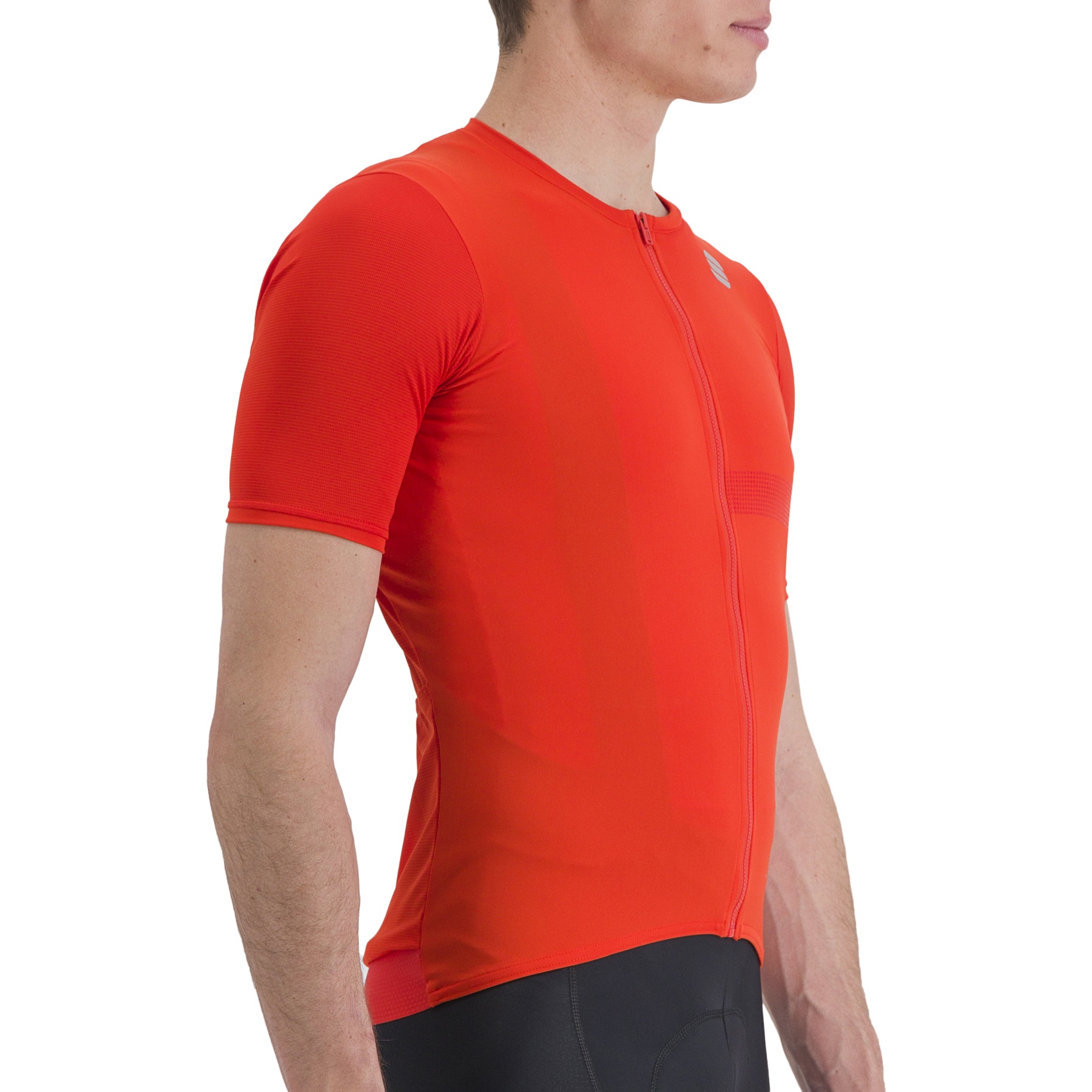 Picture of Sportful Matchy Short Sleeve Bike Jersey - 140 Chili Red