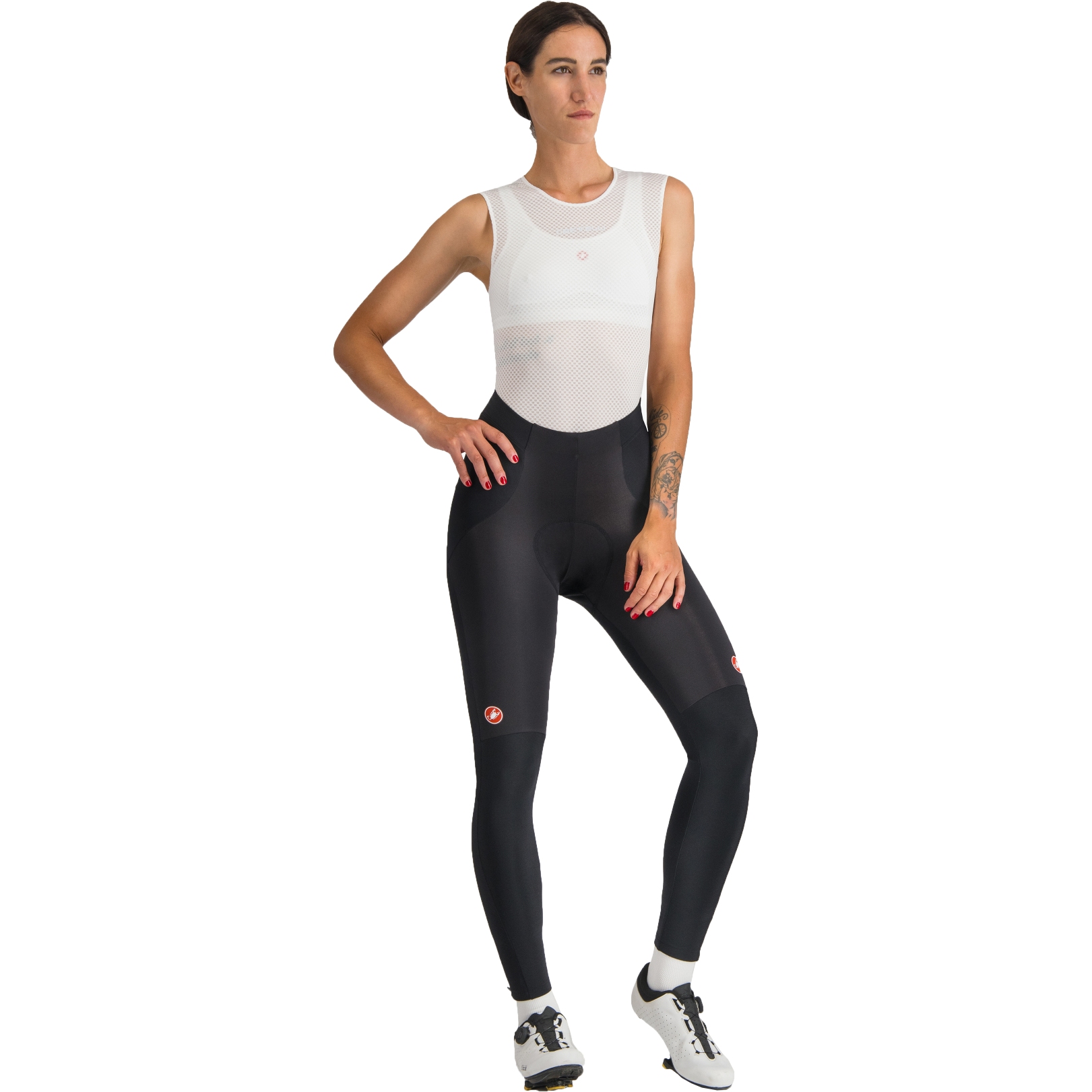 Женские колготки Castelli Sorpasso RoS - черные/reflex 710