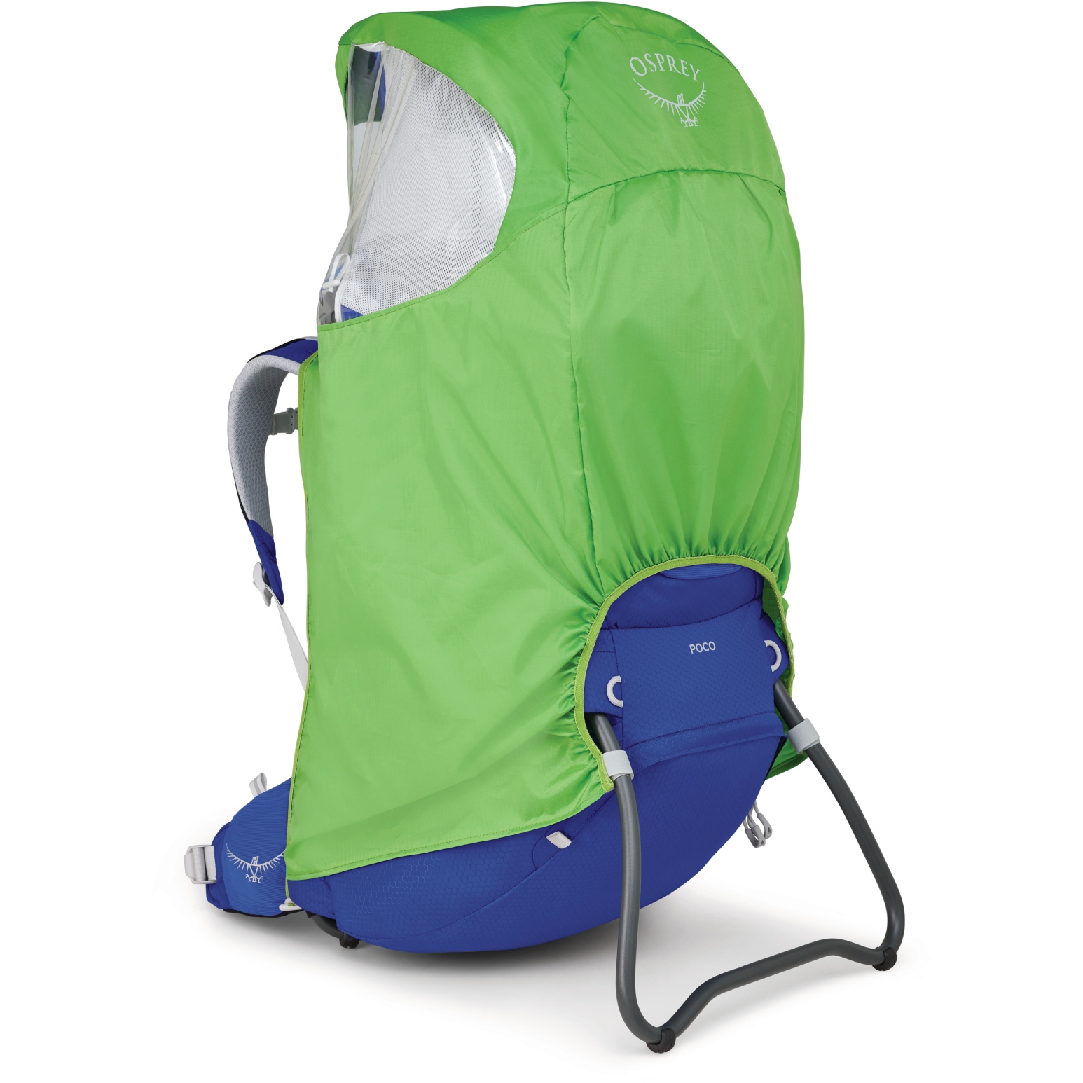 Image of Osprey Poco Child Carrier Raincover - Electric Lime