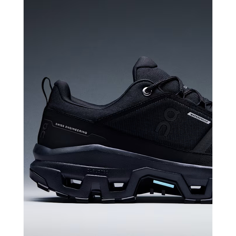 On Cloudrock Low Waterproof Hiking Shoes Men - Black | Black | BIKE24