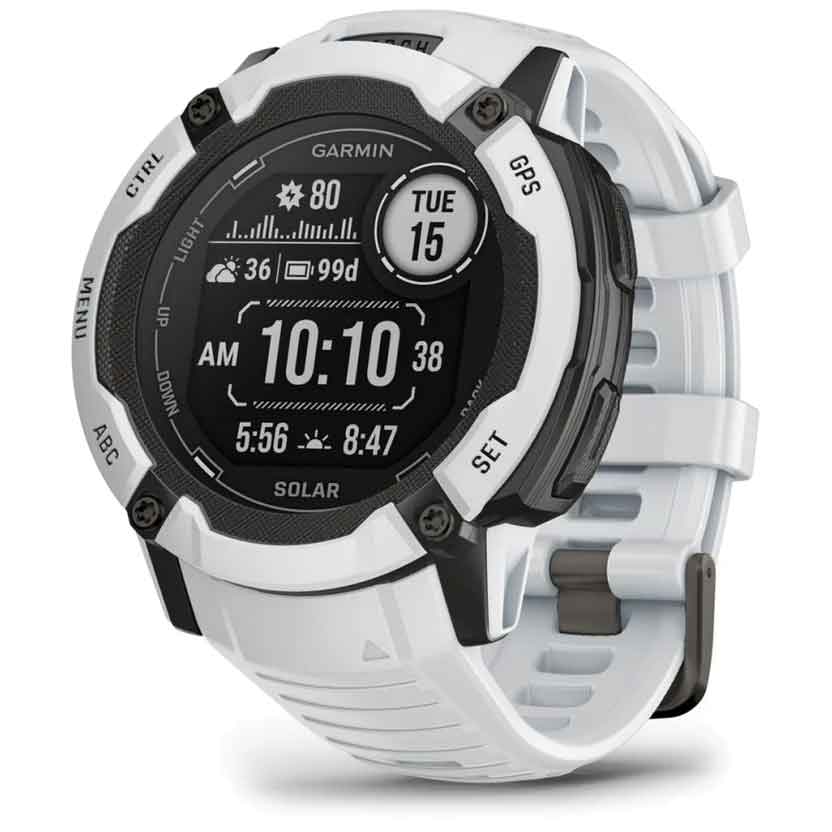Bild von Garmin Instinct 2X Solar GPS Smartwatch Standard Edition - steinweiss