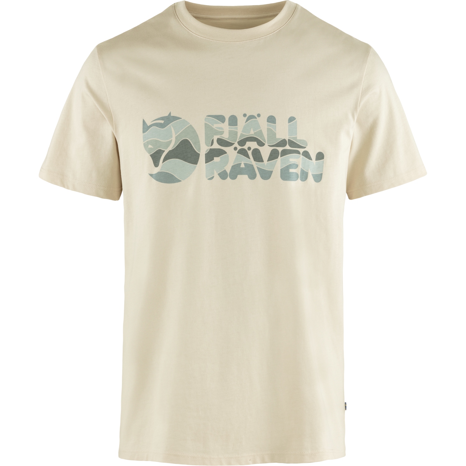 Picture of Fjällräven Multicolor Logo T-Shirt Men - chalk white