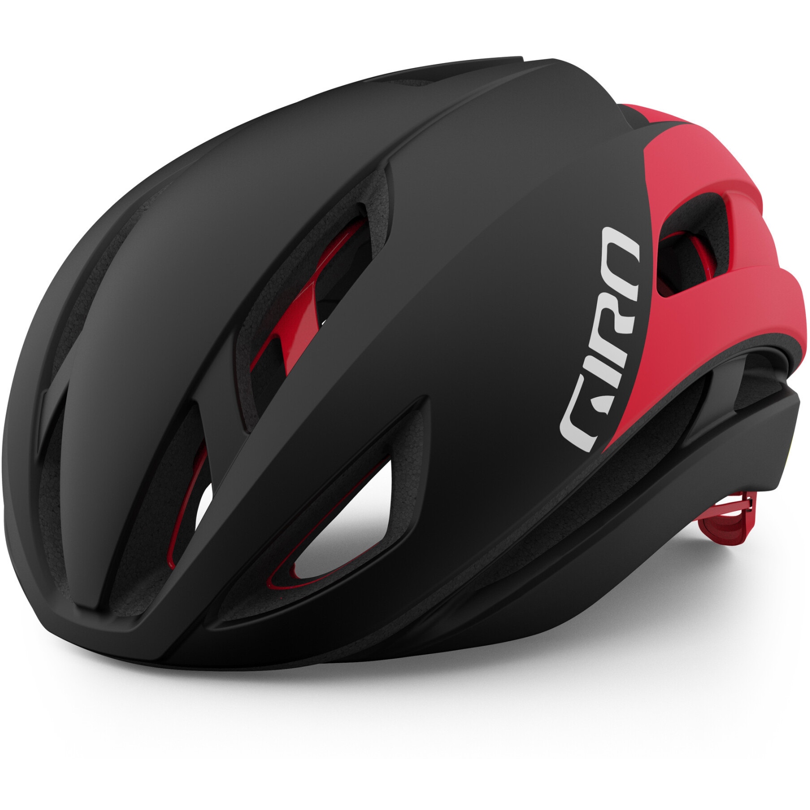 Produktbild von Giro Eclipse Spherical Helm - matte black/white/red