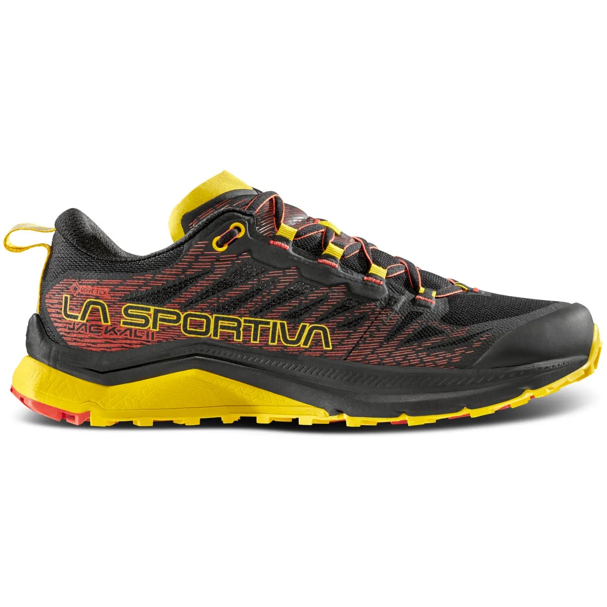 La Sportiva Jackal II GTX Hardloopschoenen Heren - Zwart/Geel | BIKE24