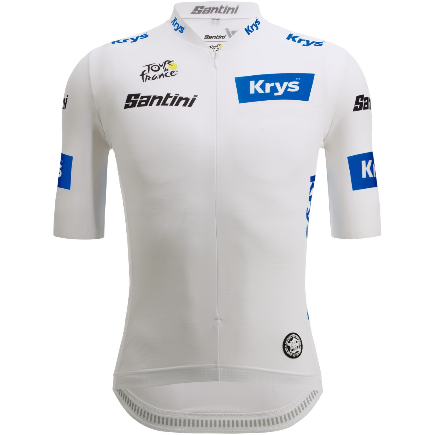 Мужская майка Santini Best Young Rider - Коллекция Tour de France™ 2025 - TF97175CTDFBYR - белая БИ