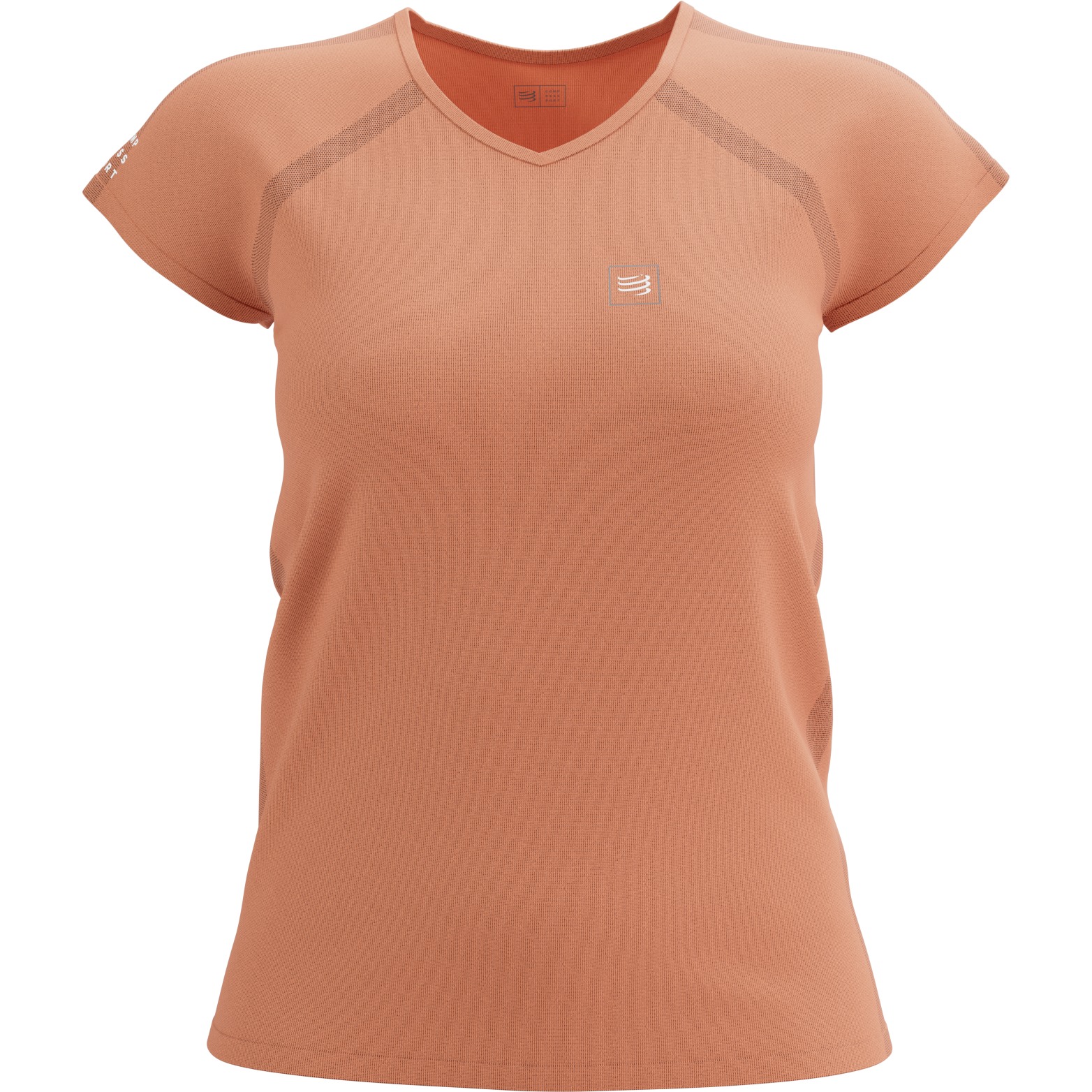 Productfoto van Compressport Training Dames T-Shirt - papaya punch