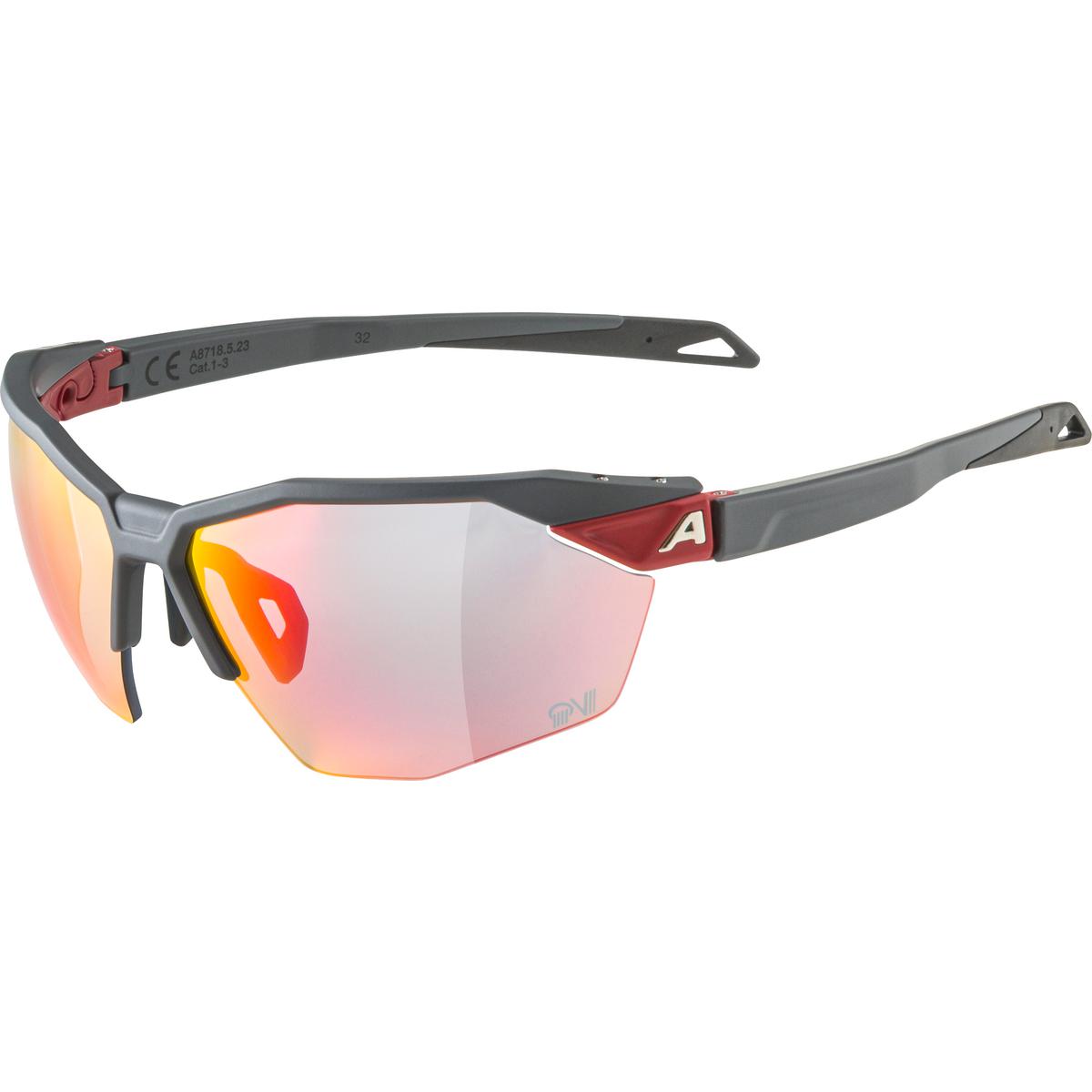 Bild von Alpina Twist Six HR QV Brille - midnight-grey matt / Quattroflex Varioflex Rainbow Mirror