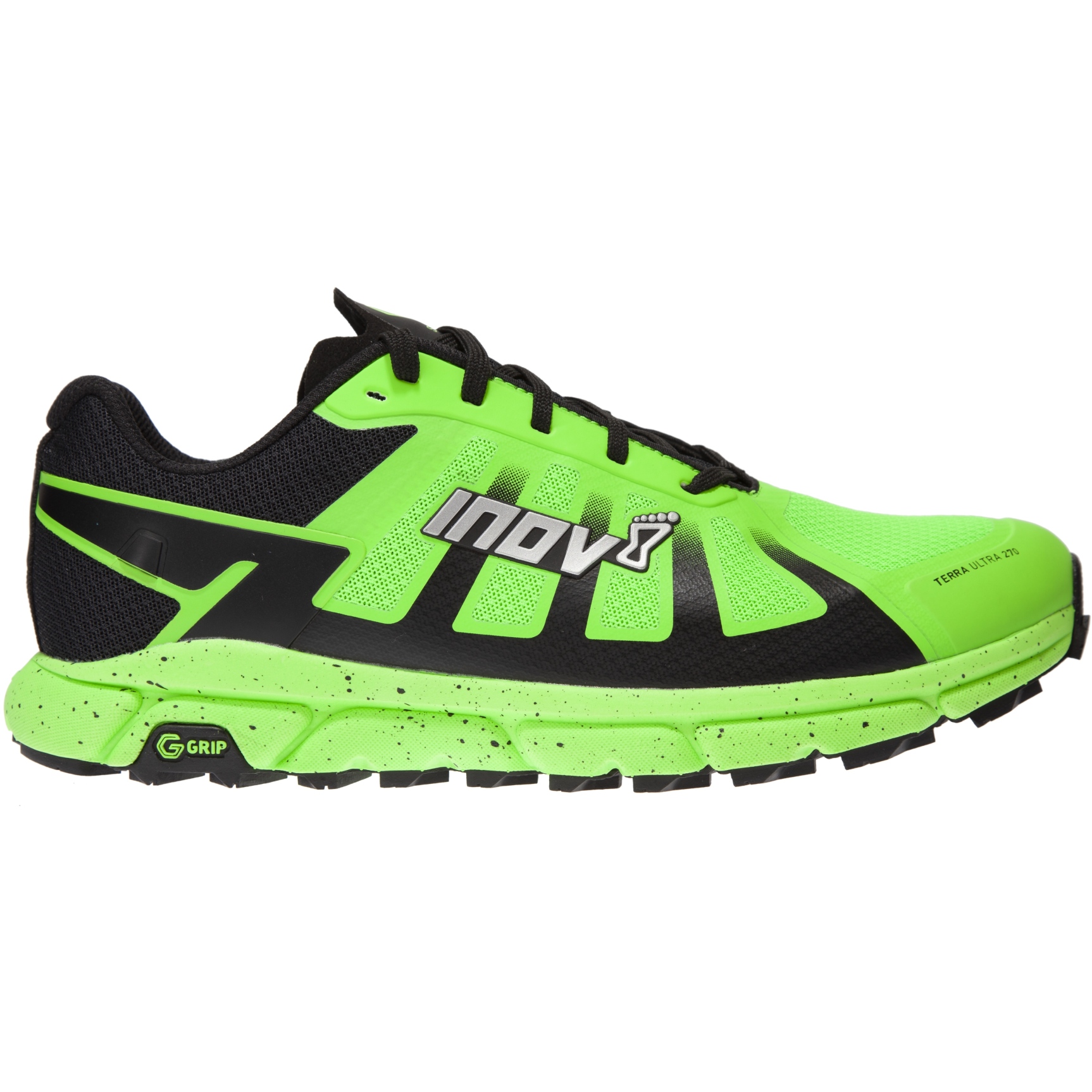 Image of Inov-8 TrailFly G 270 Wide Running Shoes - green/black